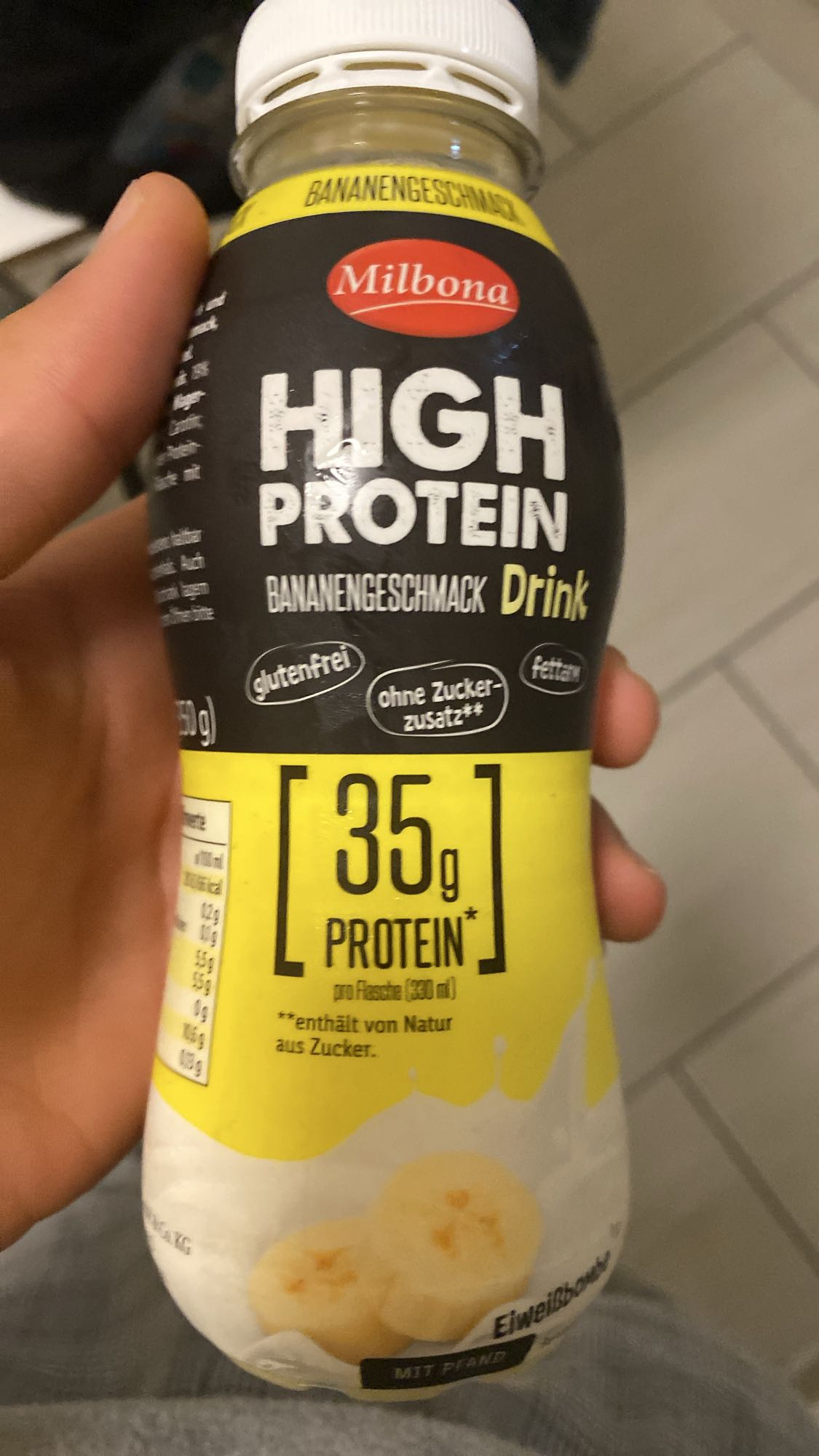 Bananen Protein Drink