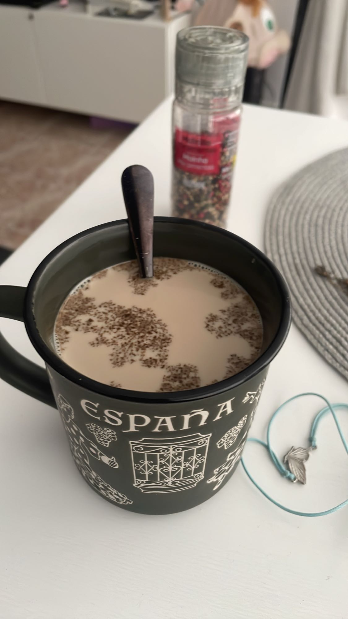 Decaf coffee with milk