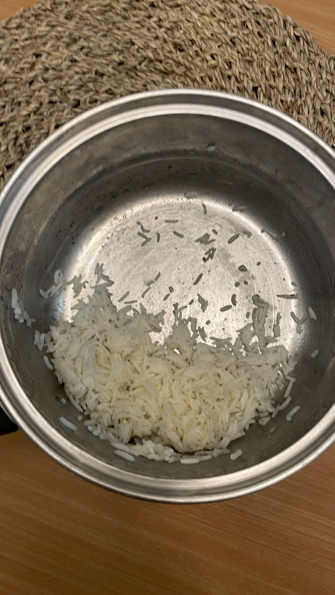 Plain white rice