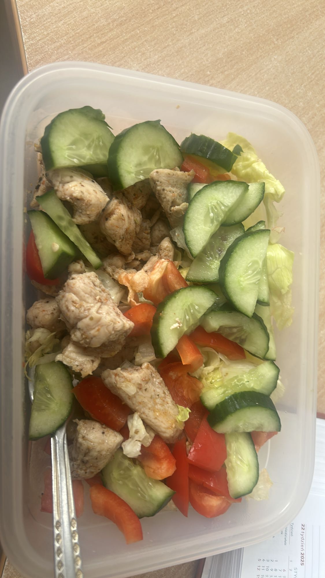 Sałatka z kurczakiem