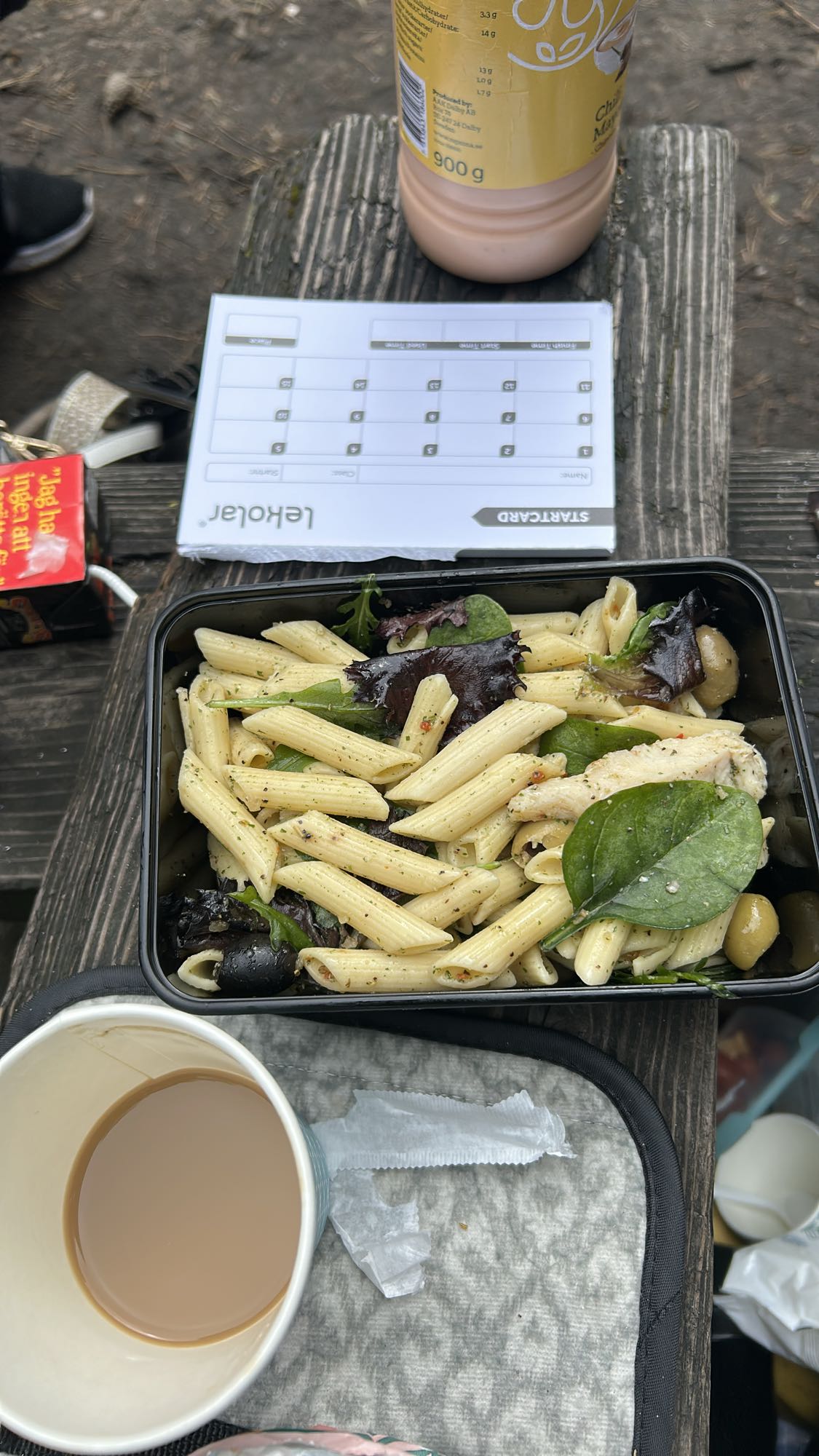 Pastasallad med kyckling