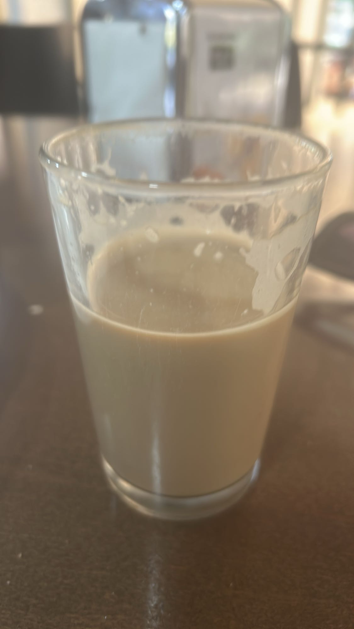 vaso de café con leche