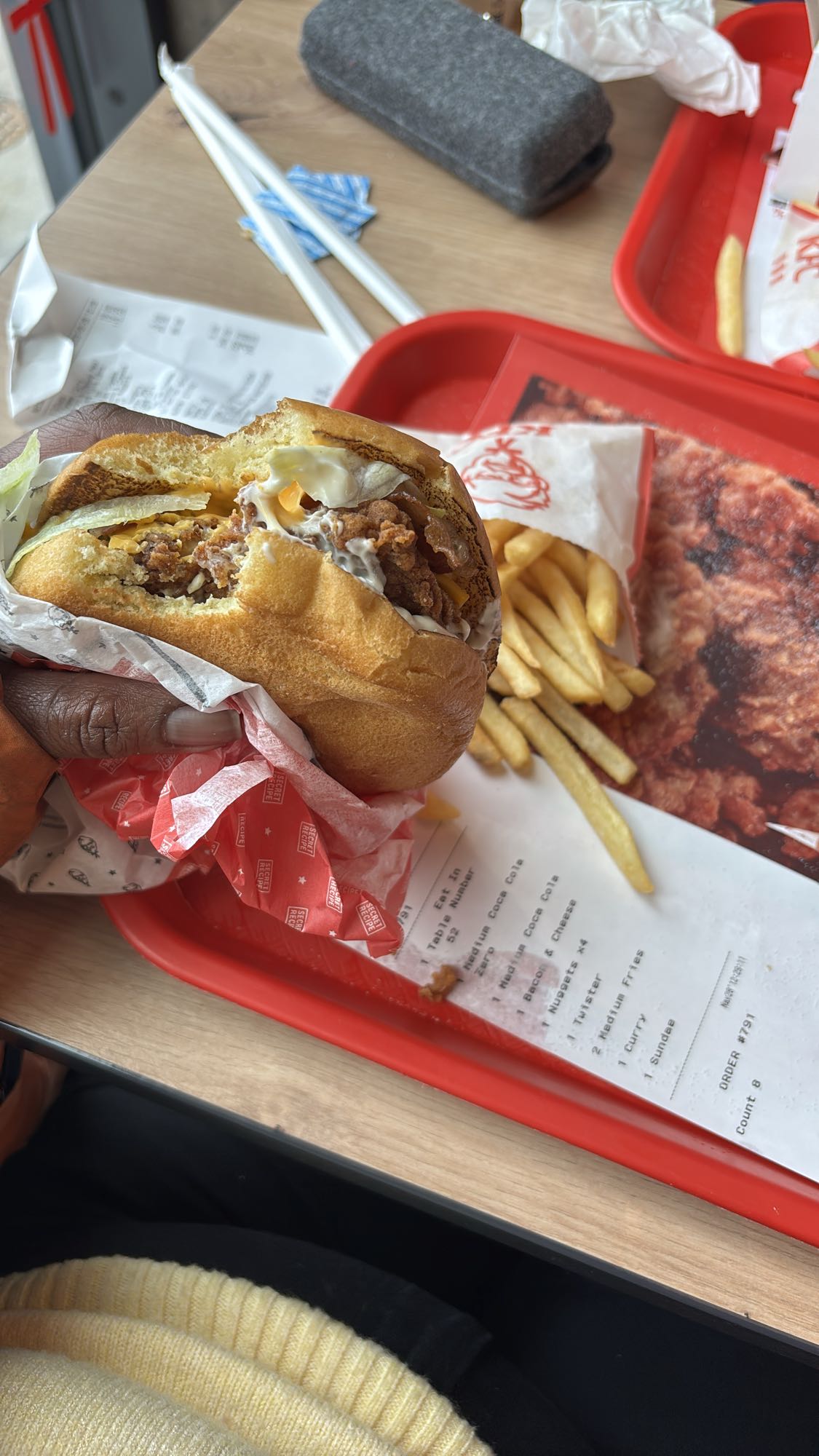 Kycklingburgare med pommes