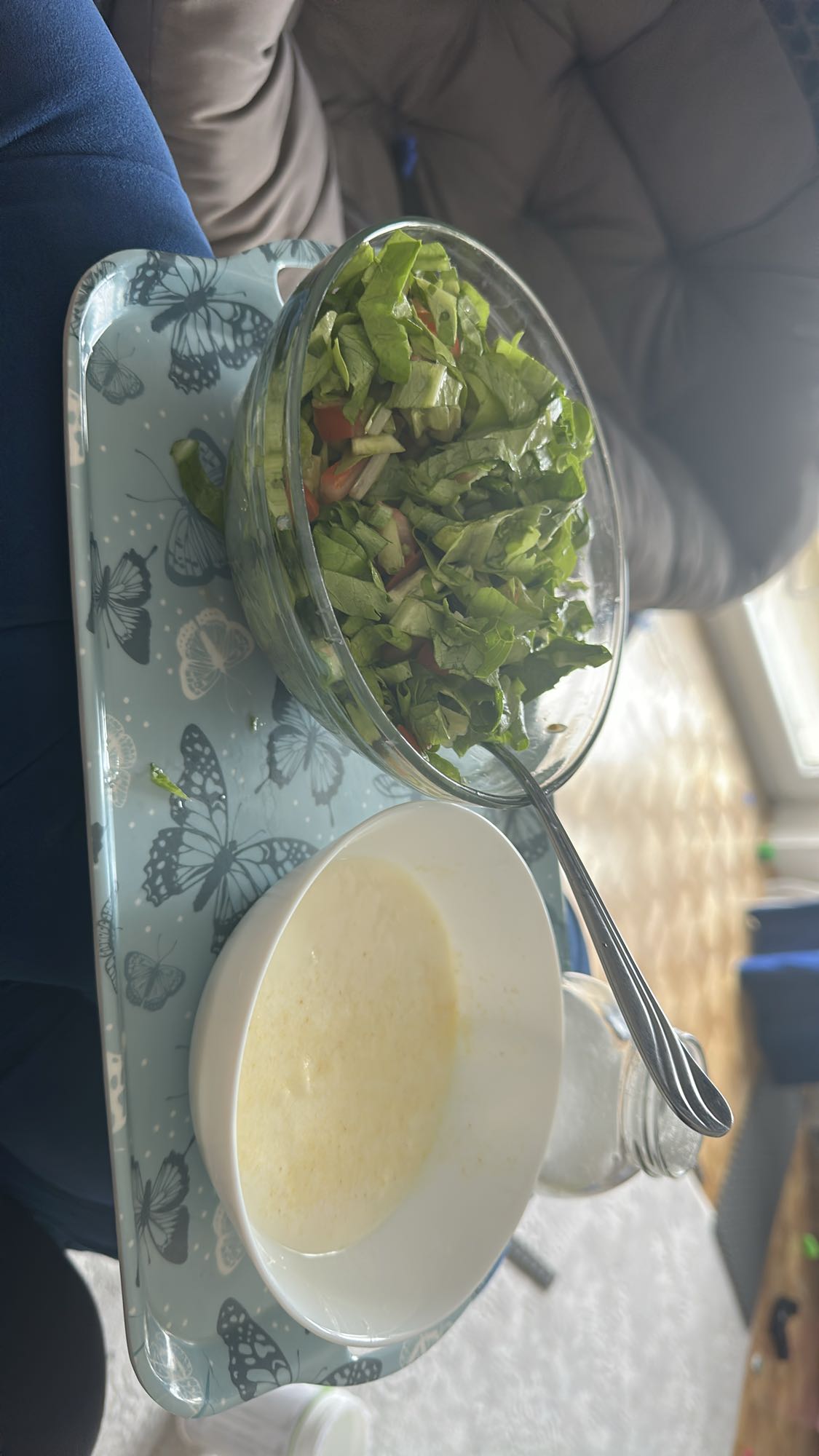 Çorba ve Yeşil Salata