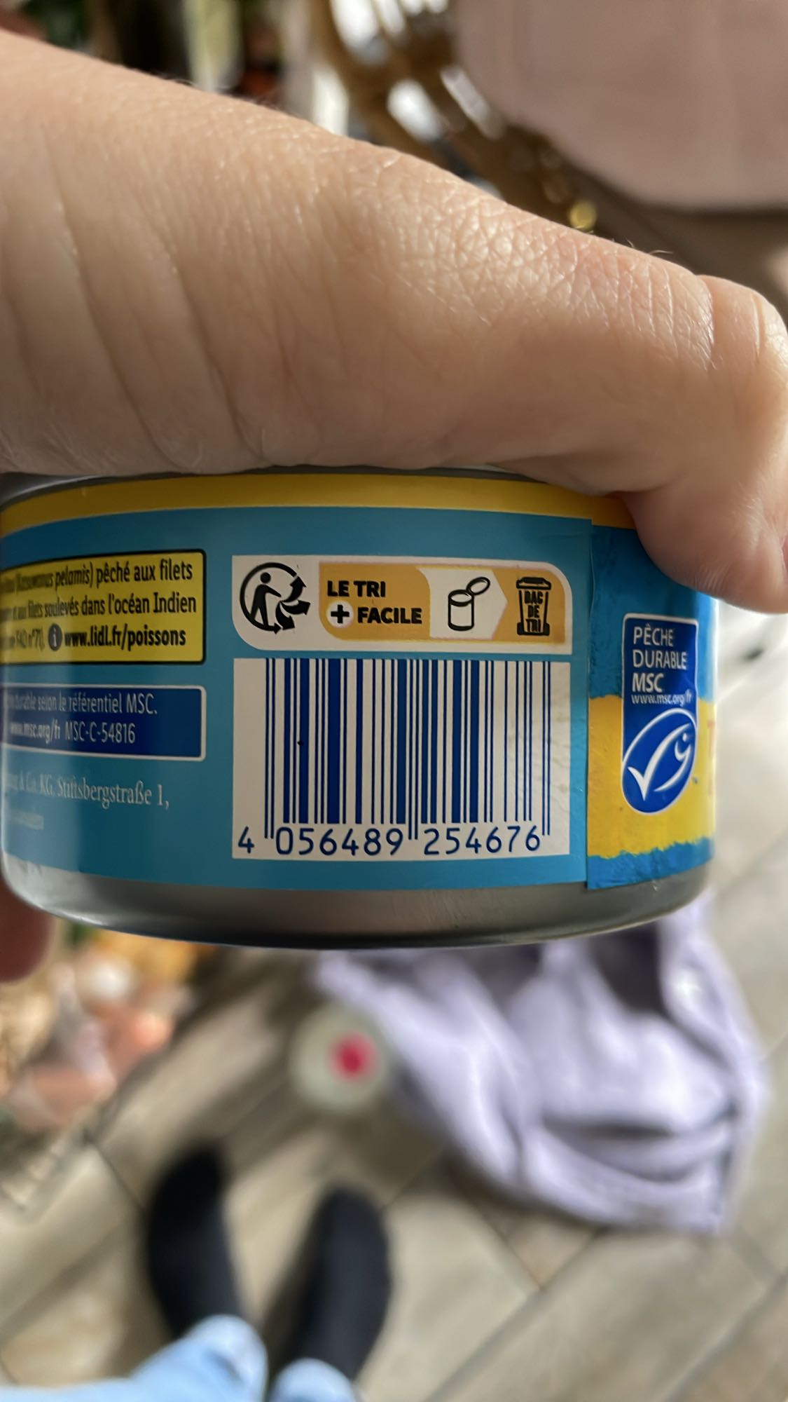 Thon en conserve nature