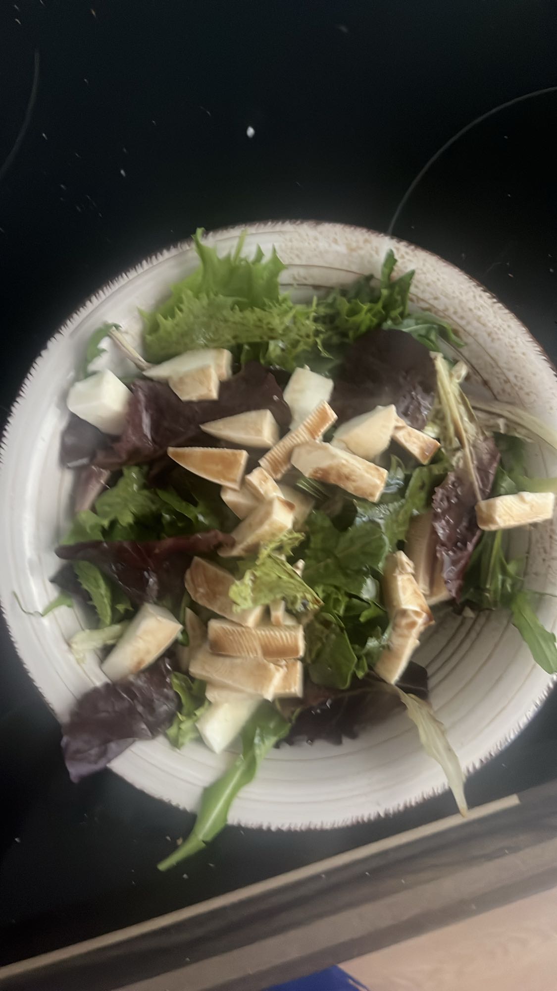 lechuga con queso fresco 0%