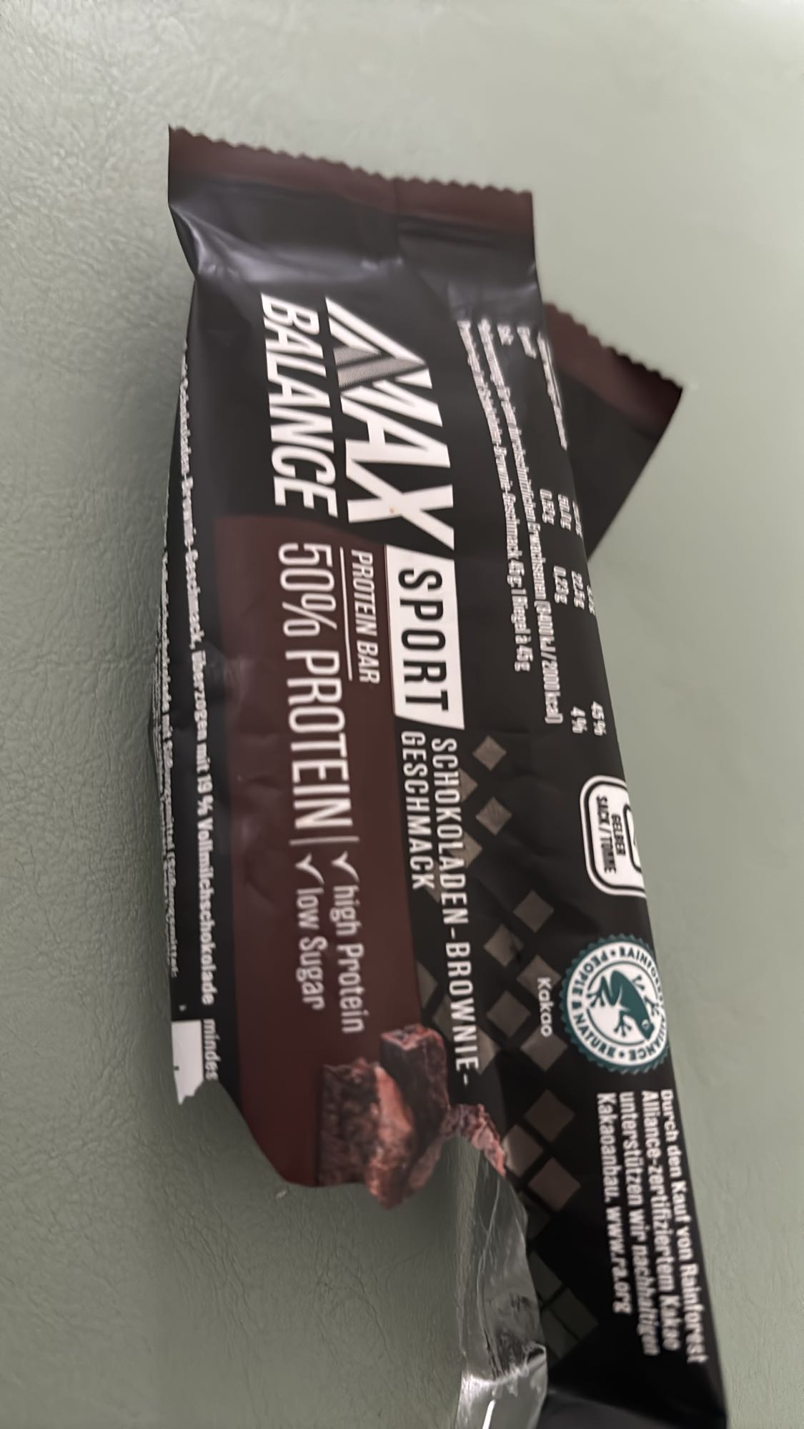 Proteinriegel Brownie