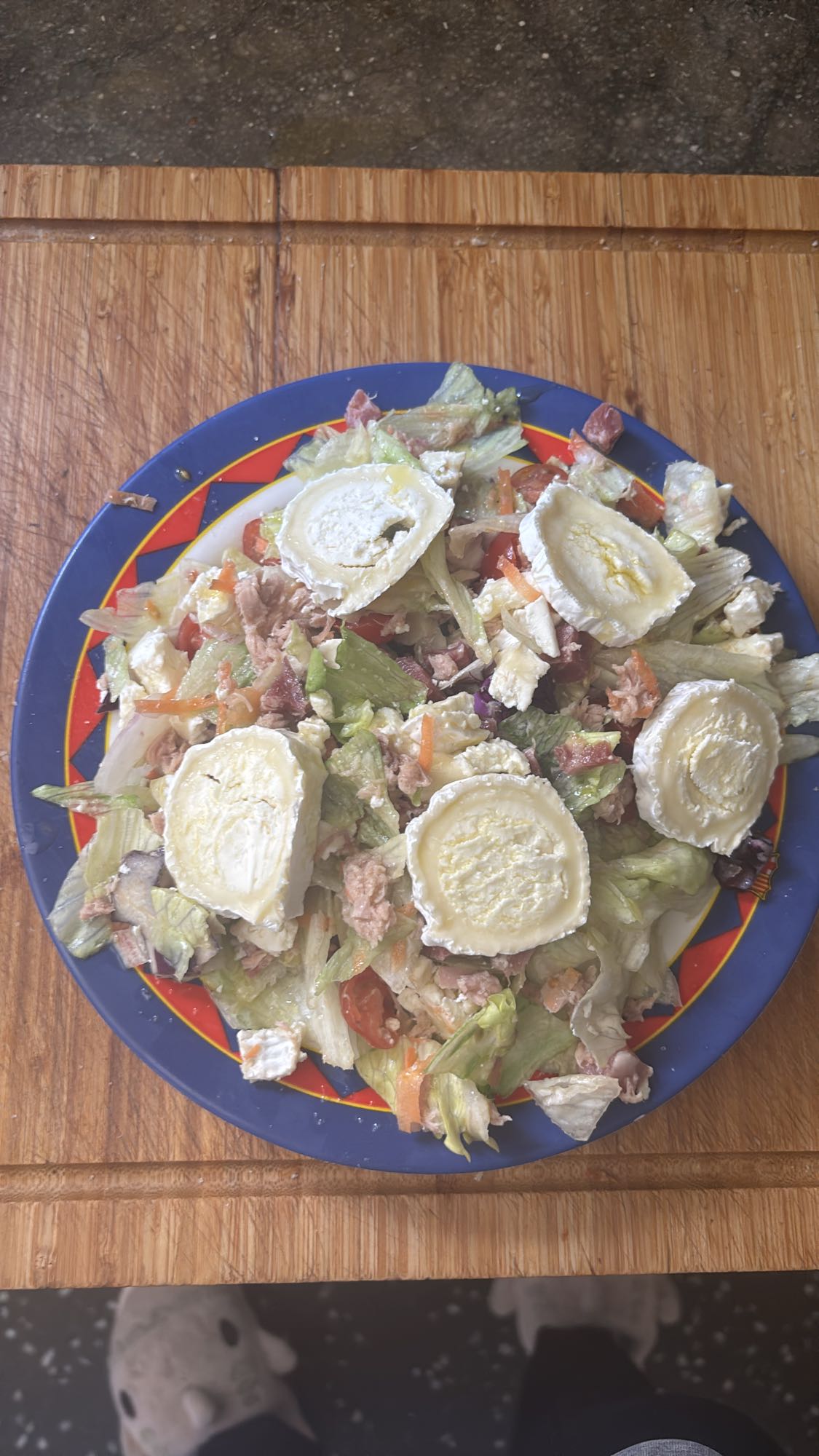 ensalada con queso de cabra