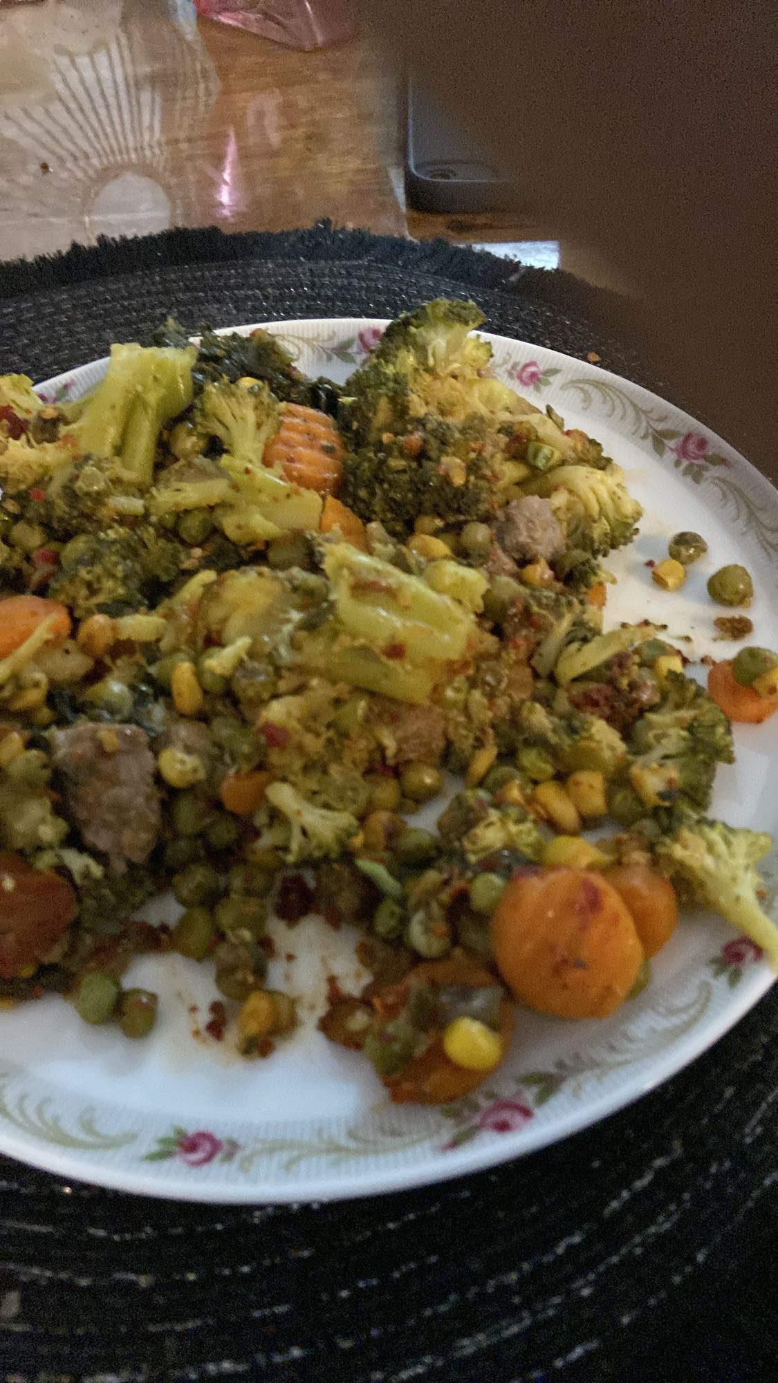 Groentemix met rundvlees