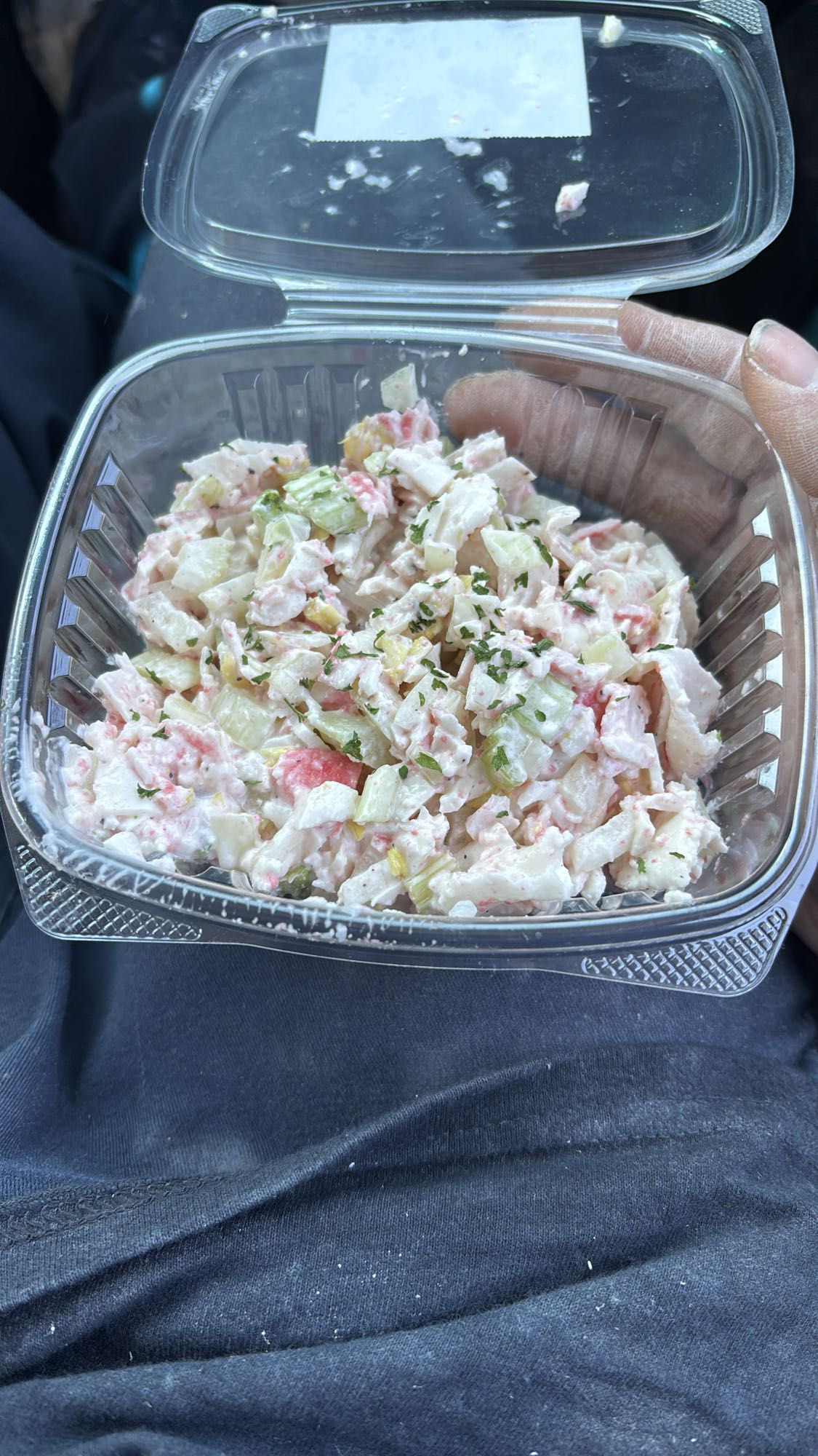 salade de crabe crémeuse