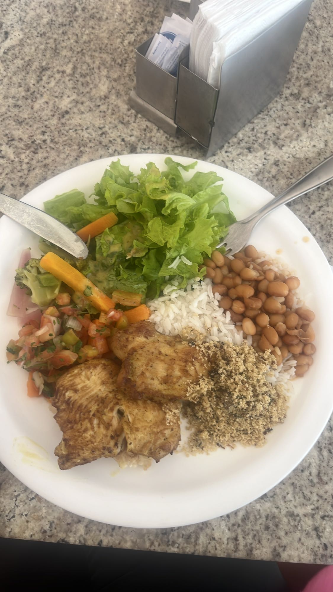 Prato brasileiro saudável