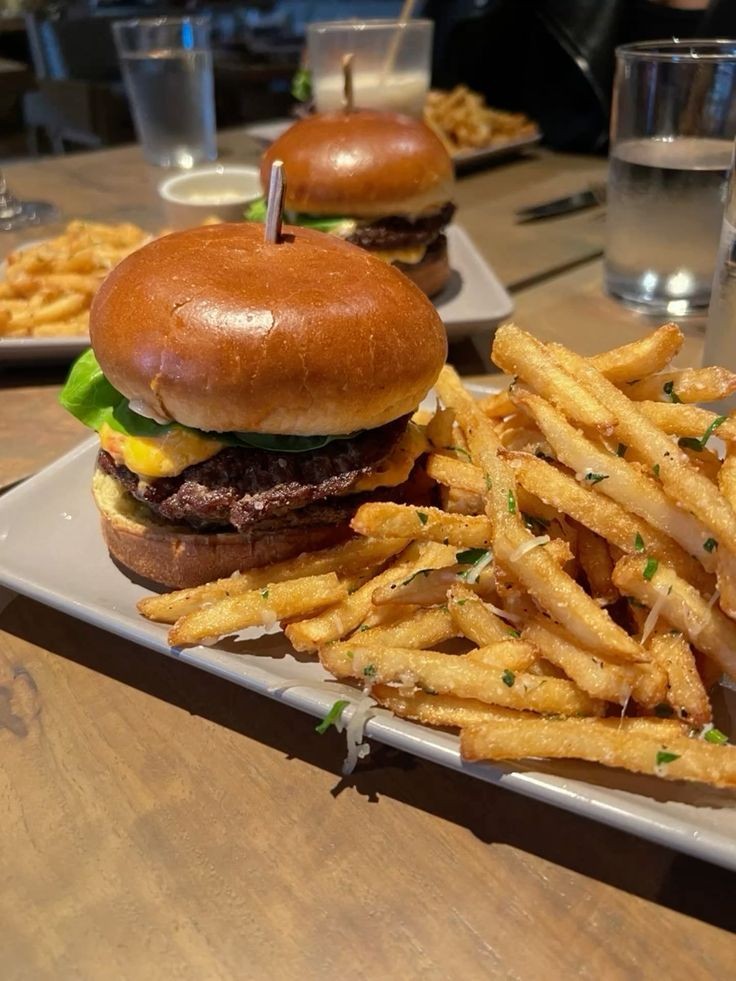 Burger et frites
