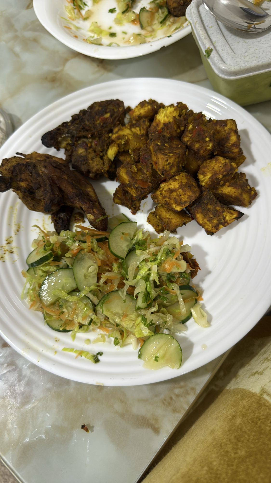 Grilled Chicken with Salad