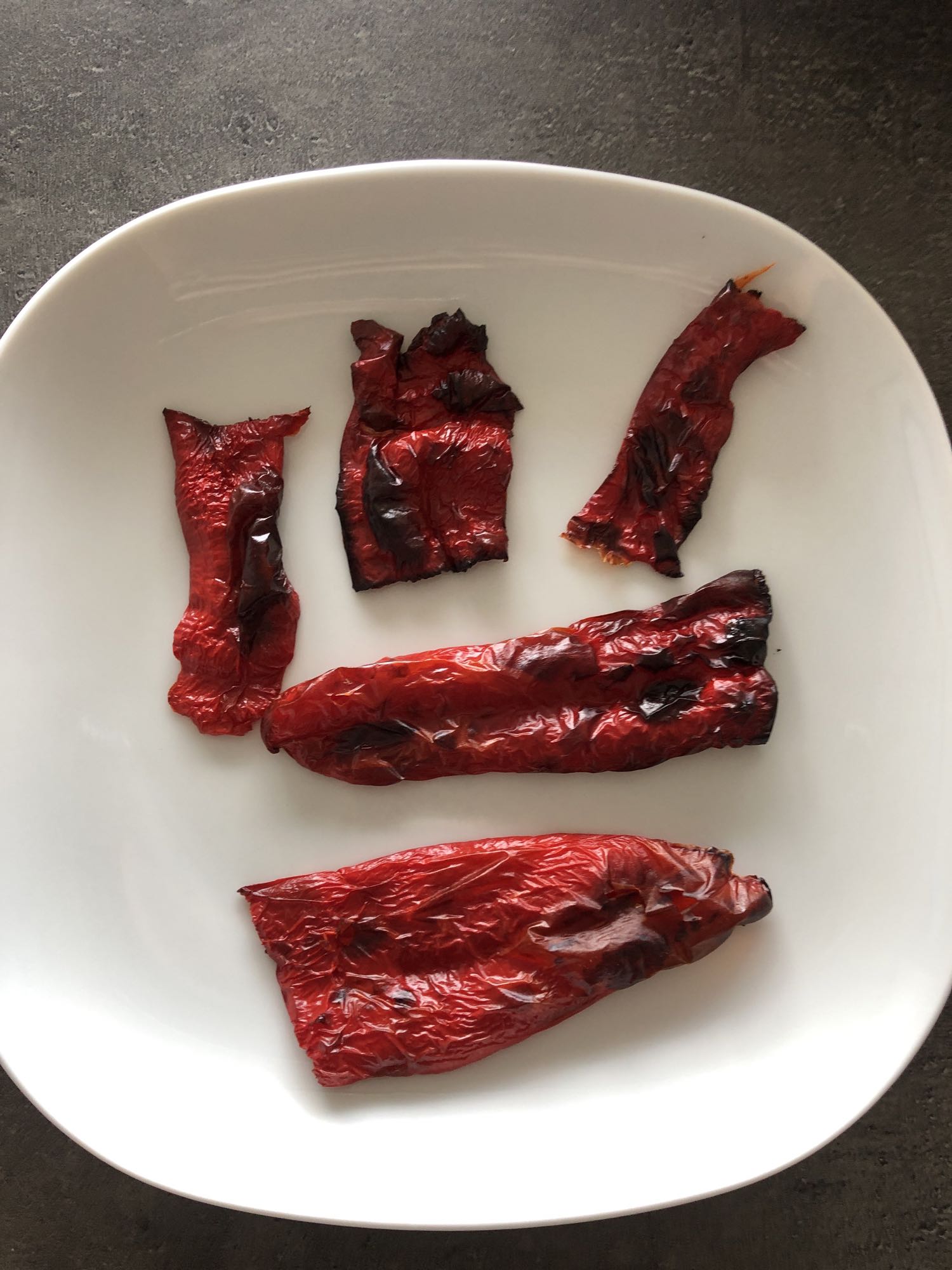 geroosterde rode paprika