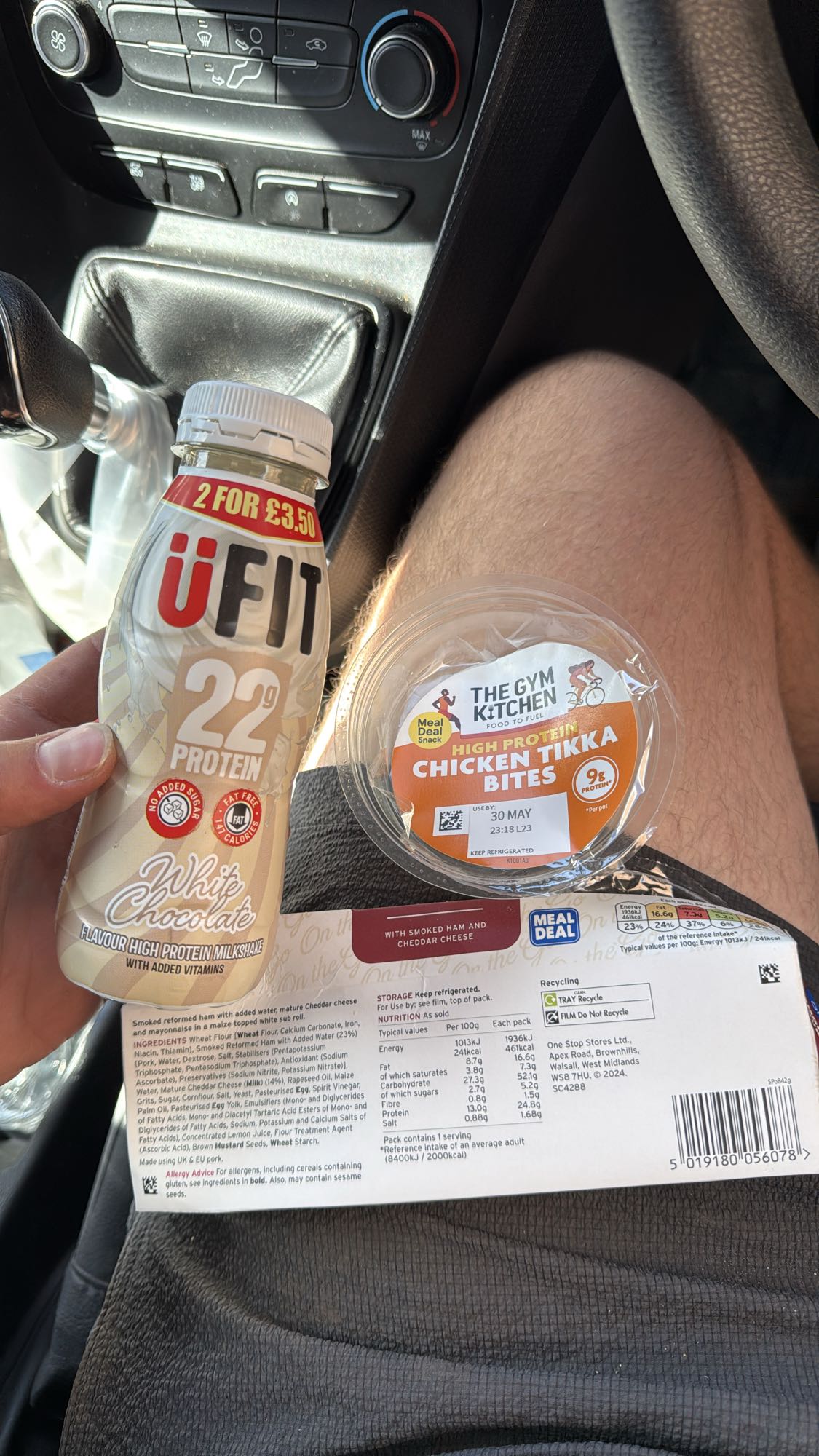 Protein Snack Car Meal