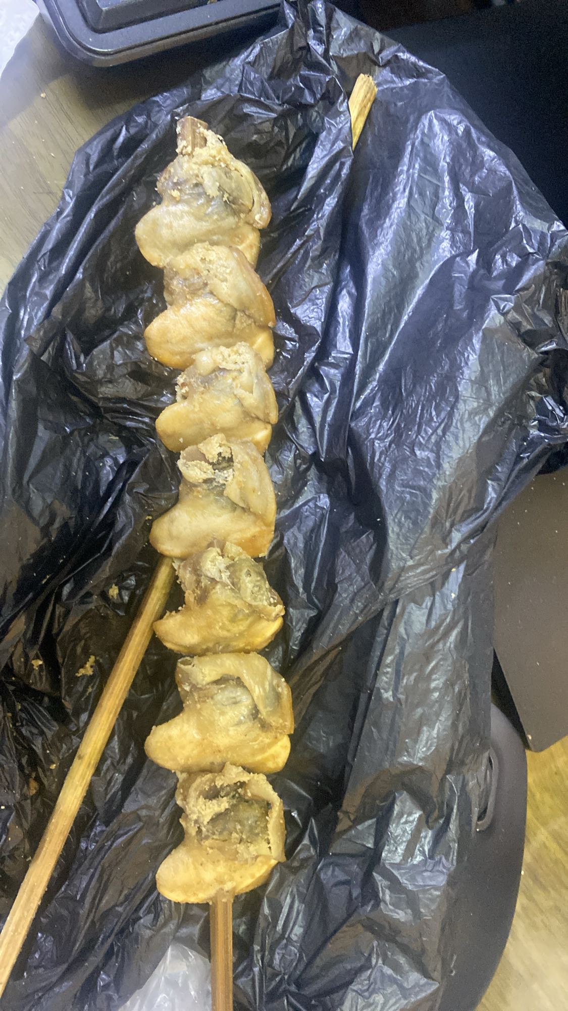 Grilled Chicken Gizzard Skewers