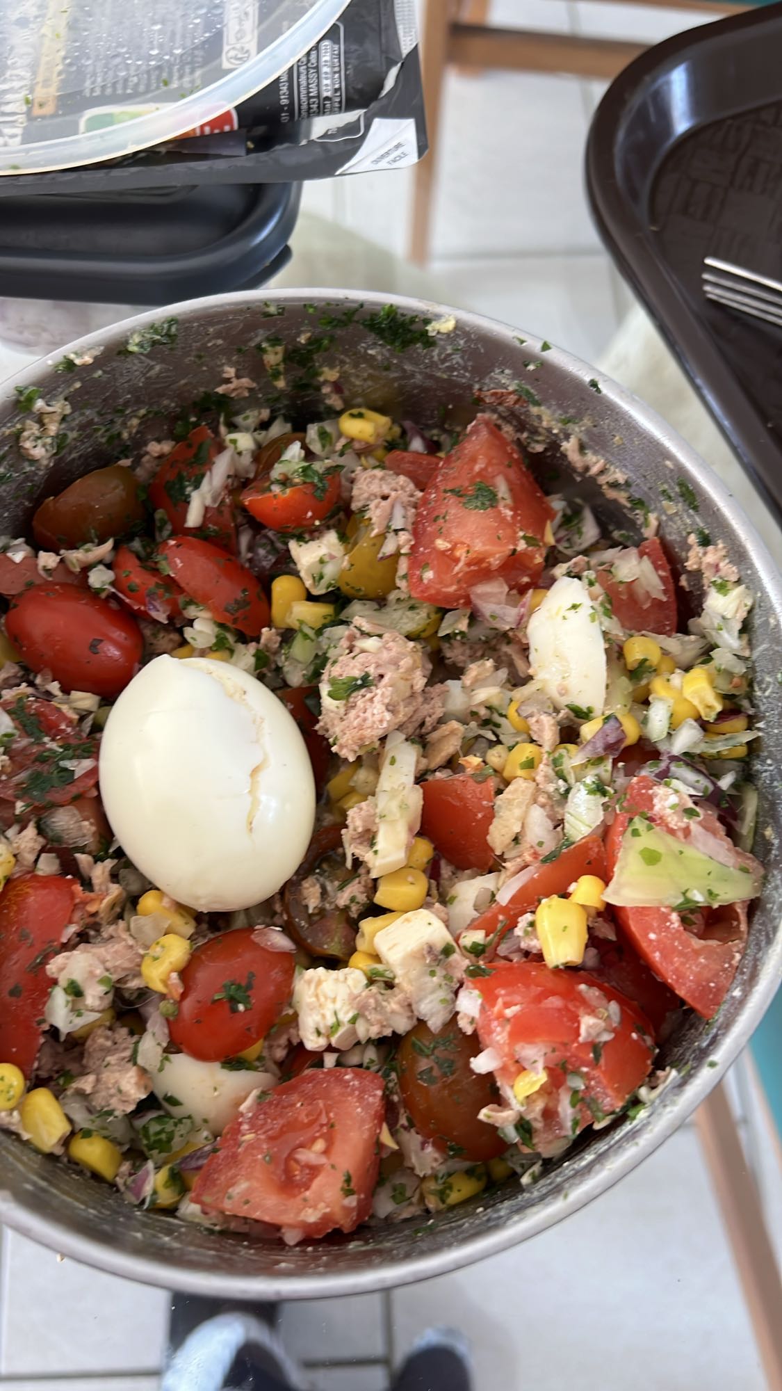 Salade composée au thon