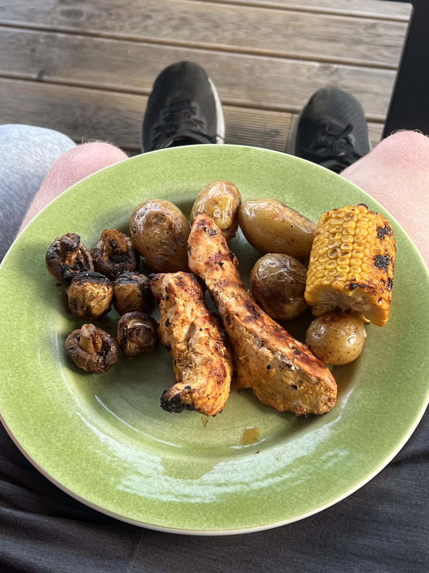 Grillad kycklingtallrik