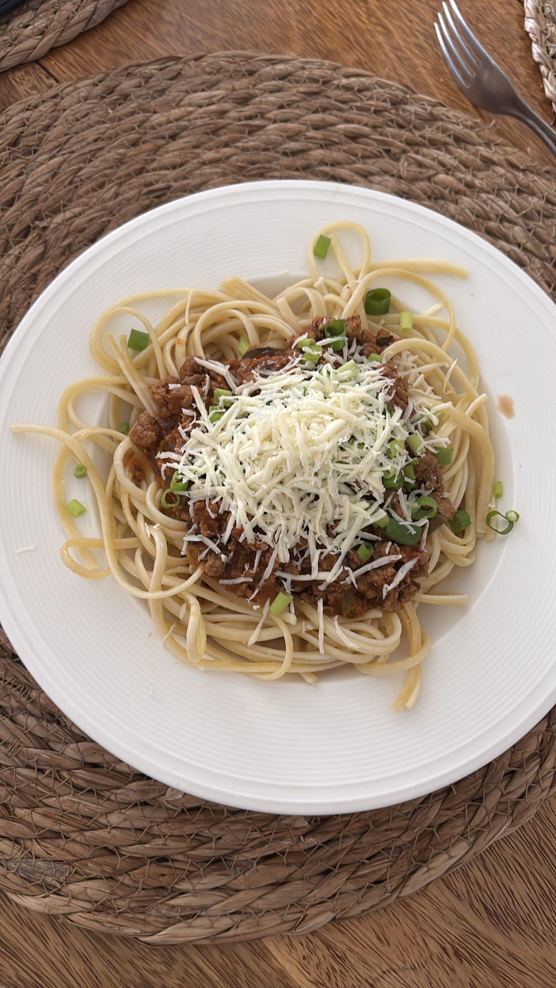 Espaguetis con carne