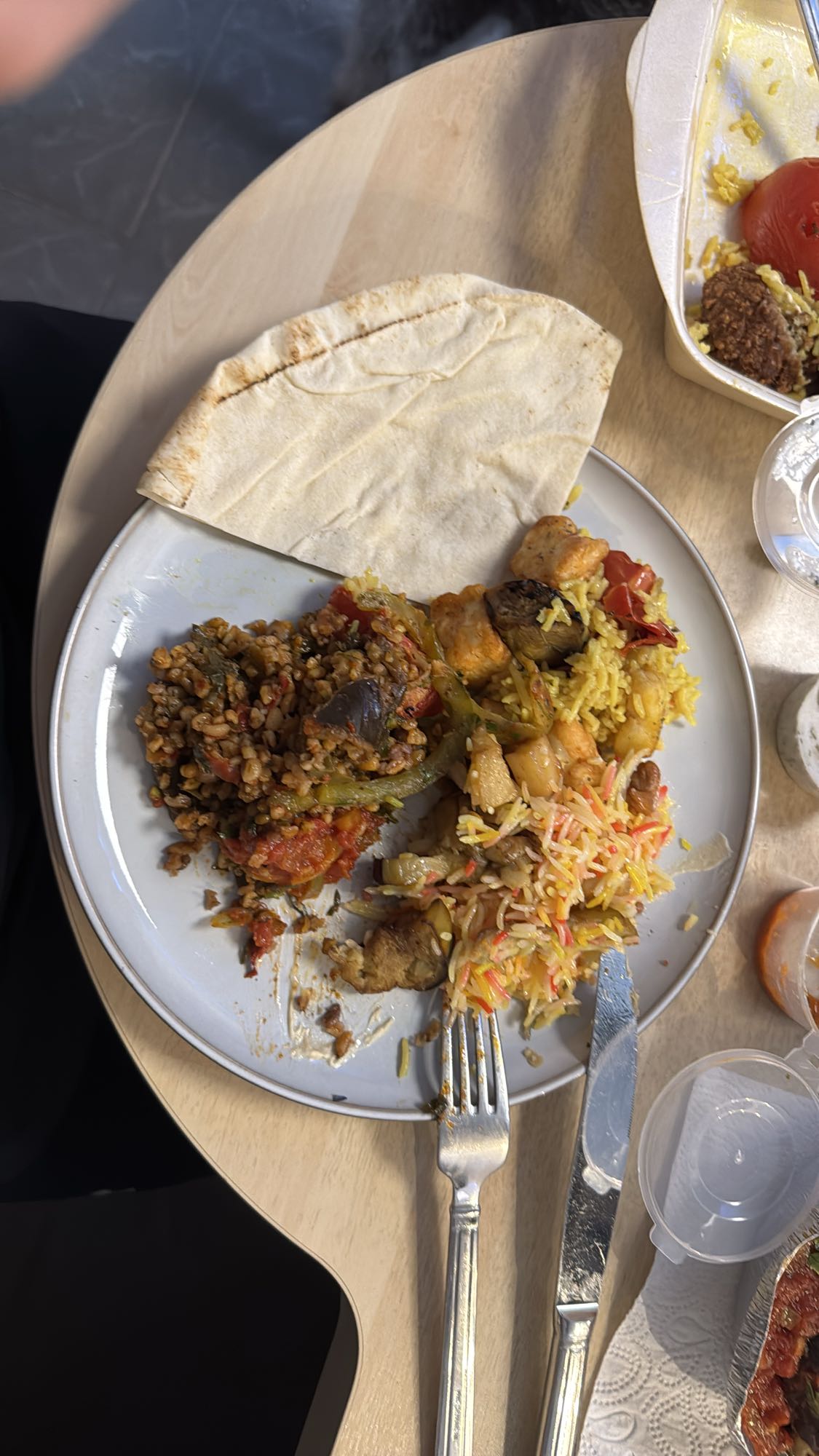 Gemüse Bulgur & Reis Teller