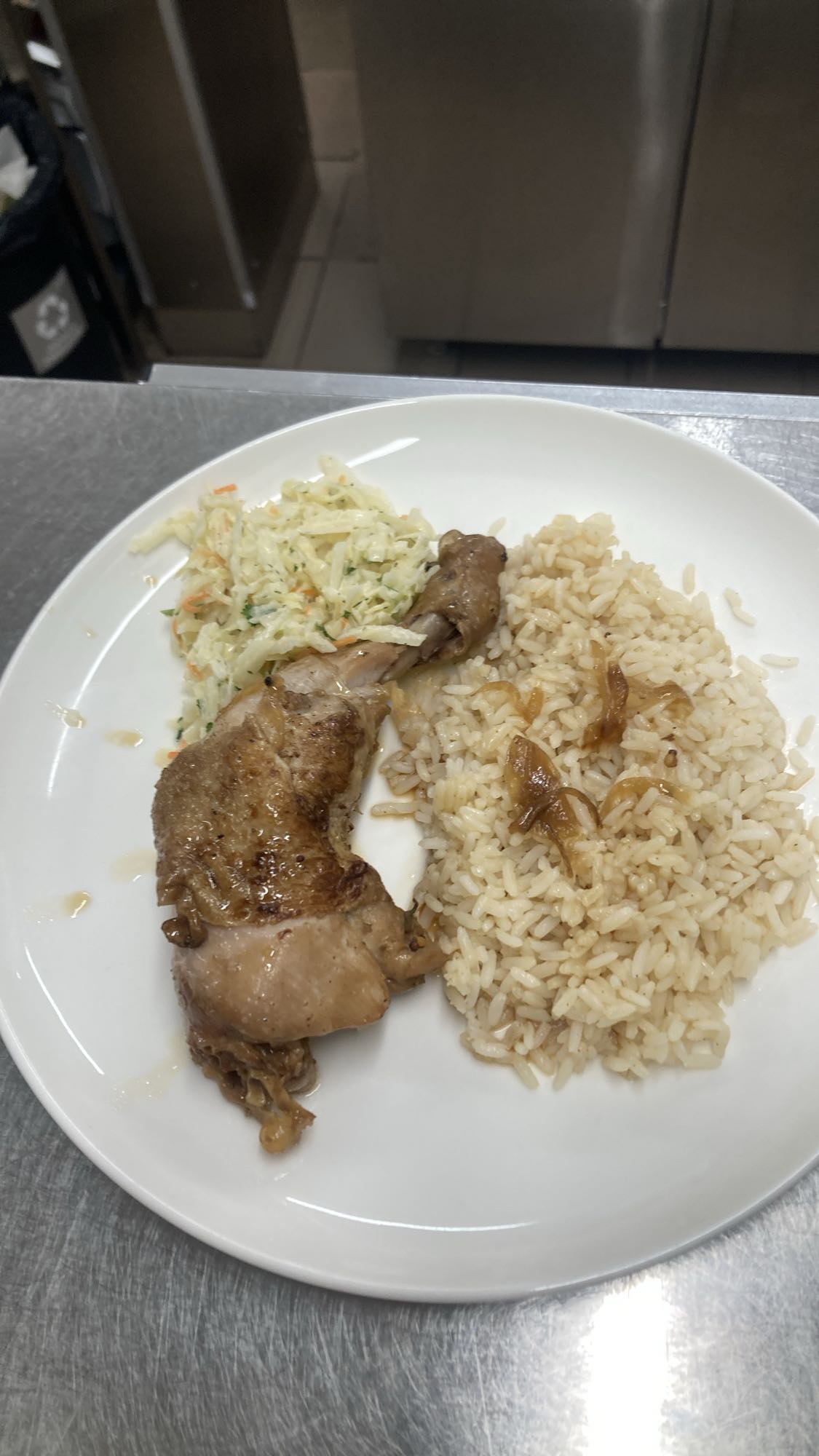 Chicken Rice & Slaw