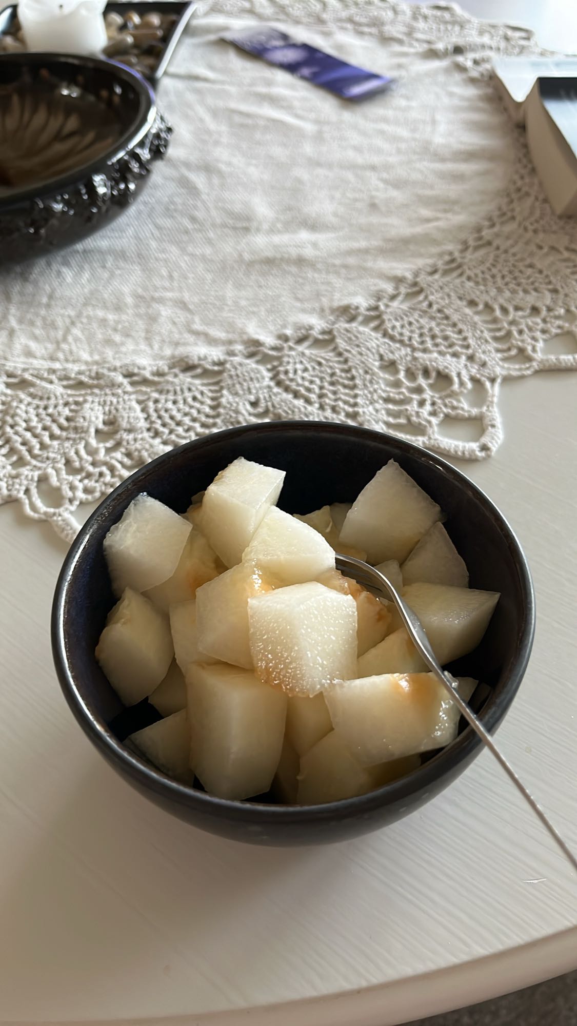 Skål med honungsmelon