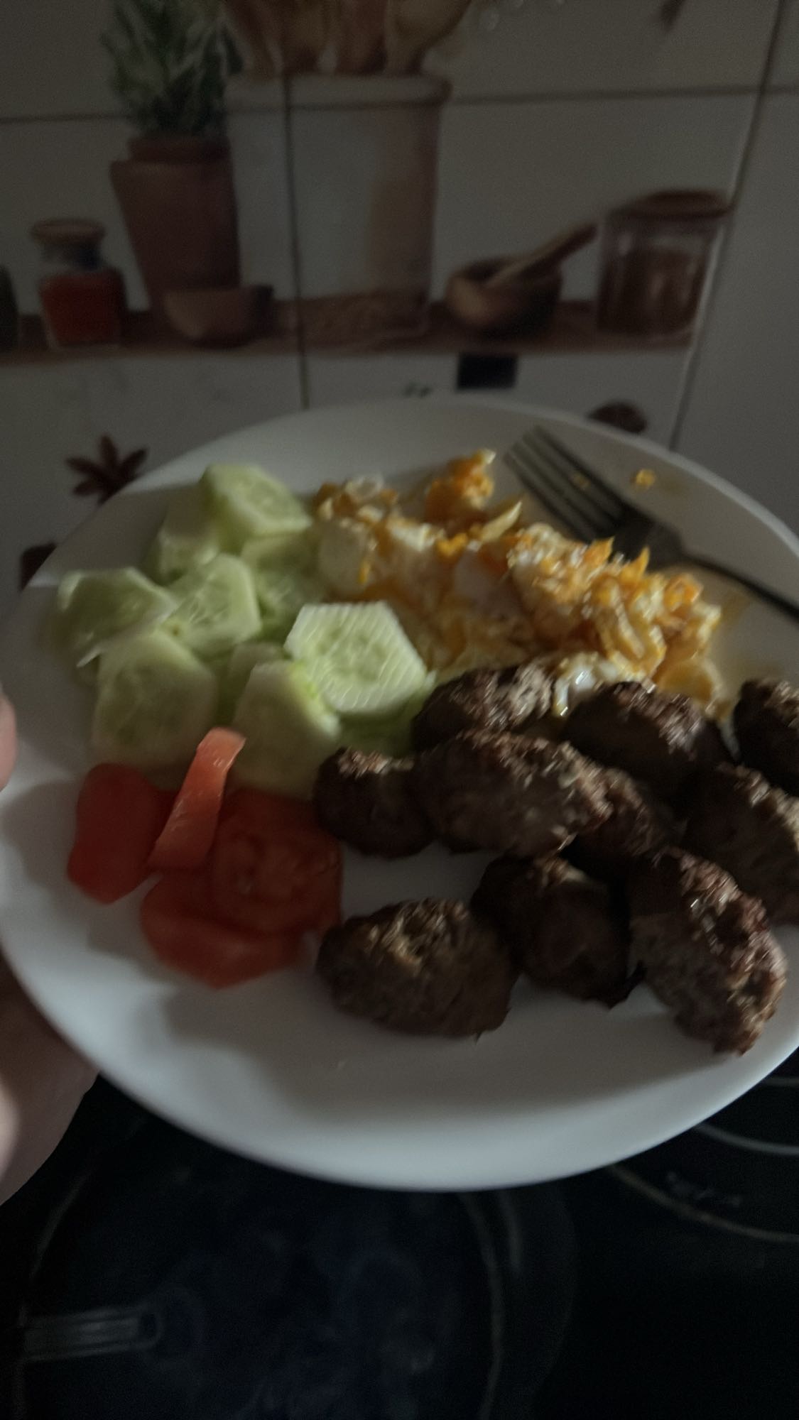 albóndigas con verduras