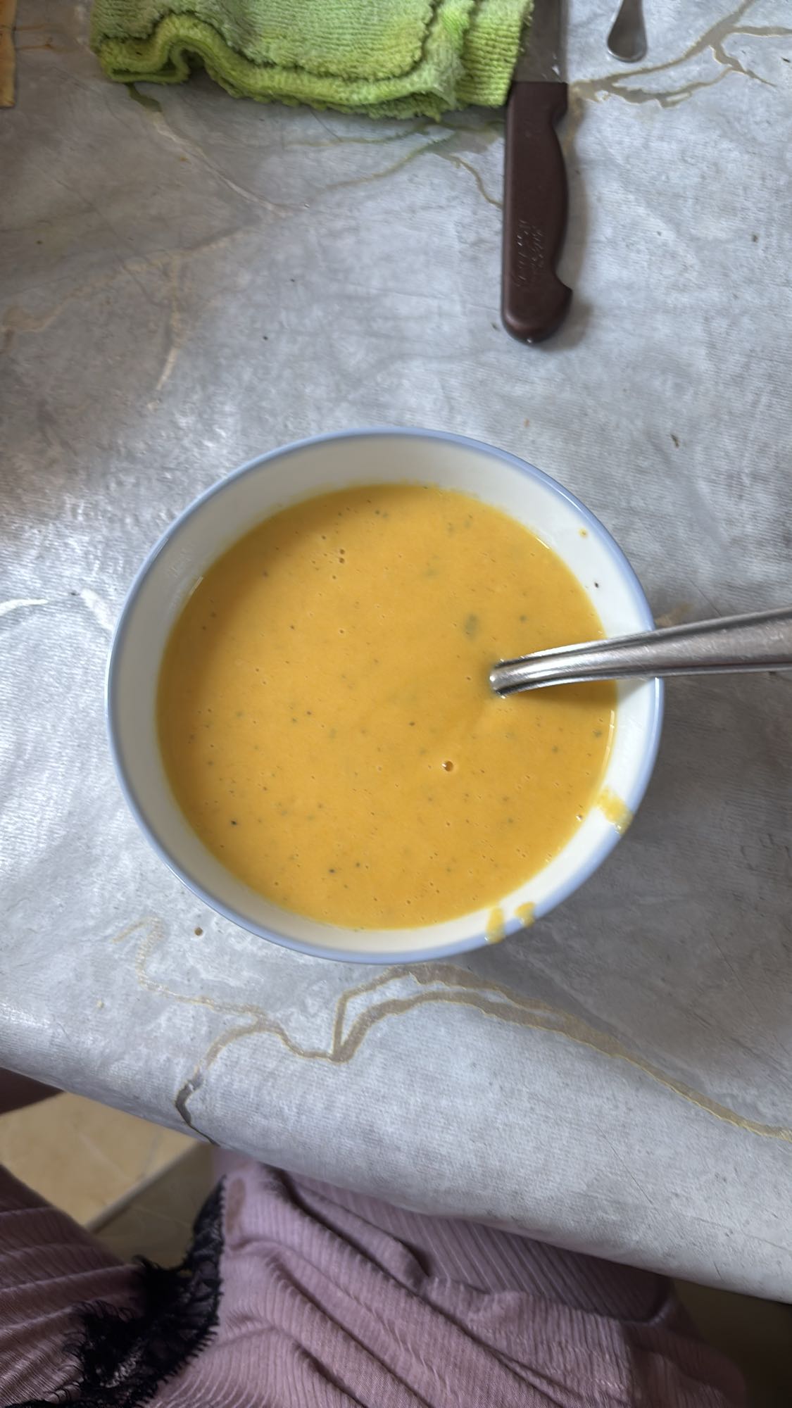 Soupe de légumes crémeuse