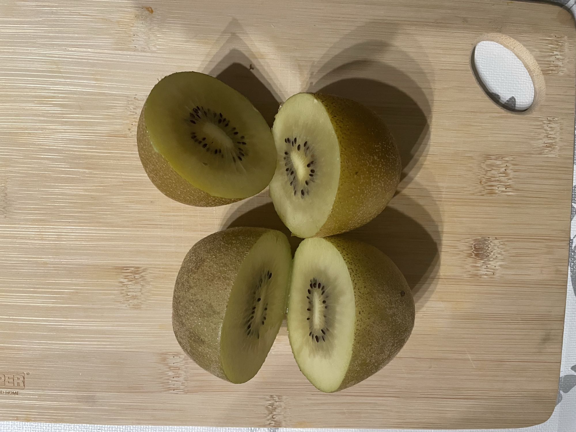 Goldene Kiwi Hälften