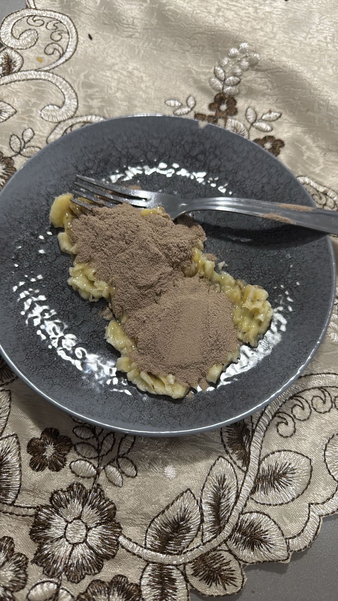 Banana com whey chocolate
