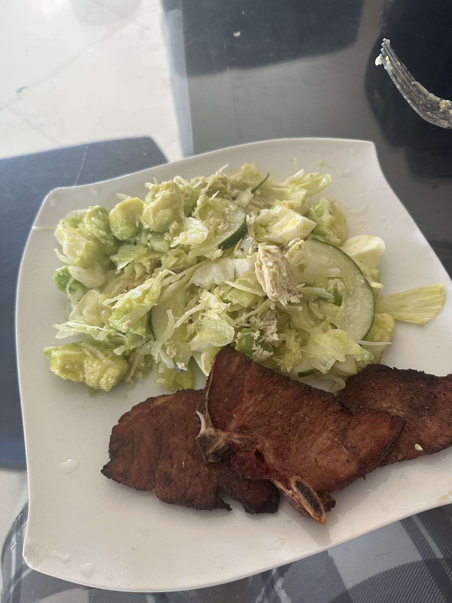 Ensalada con carne asada