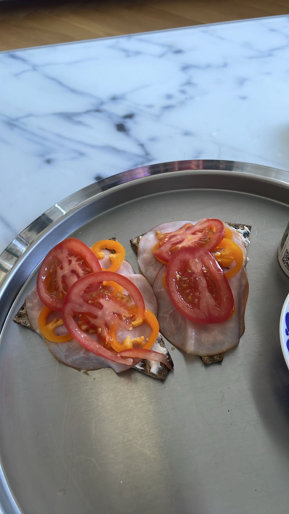 Knäckebröd med kalkon