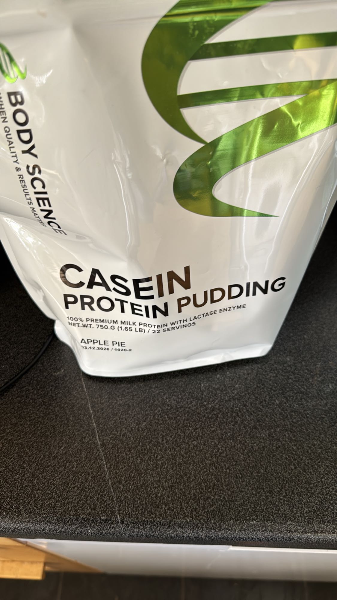 Casein proteinpudding