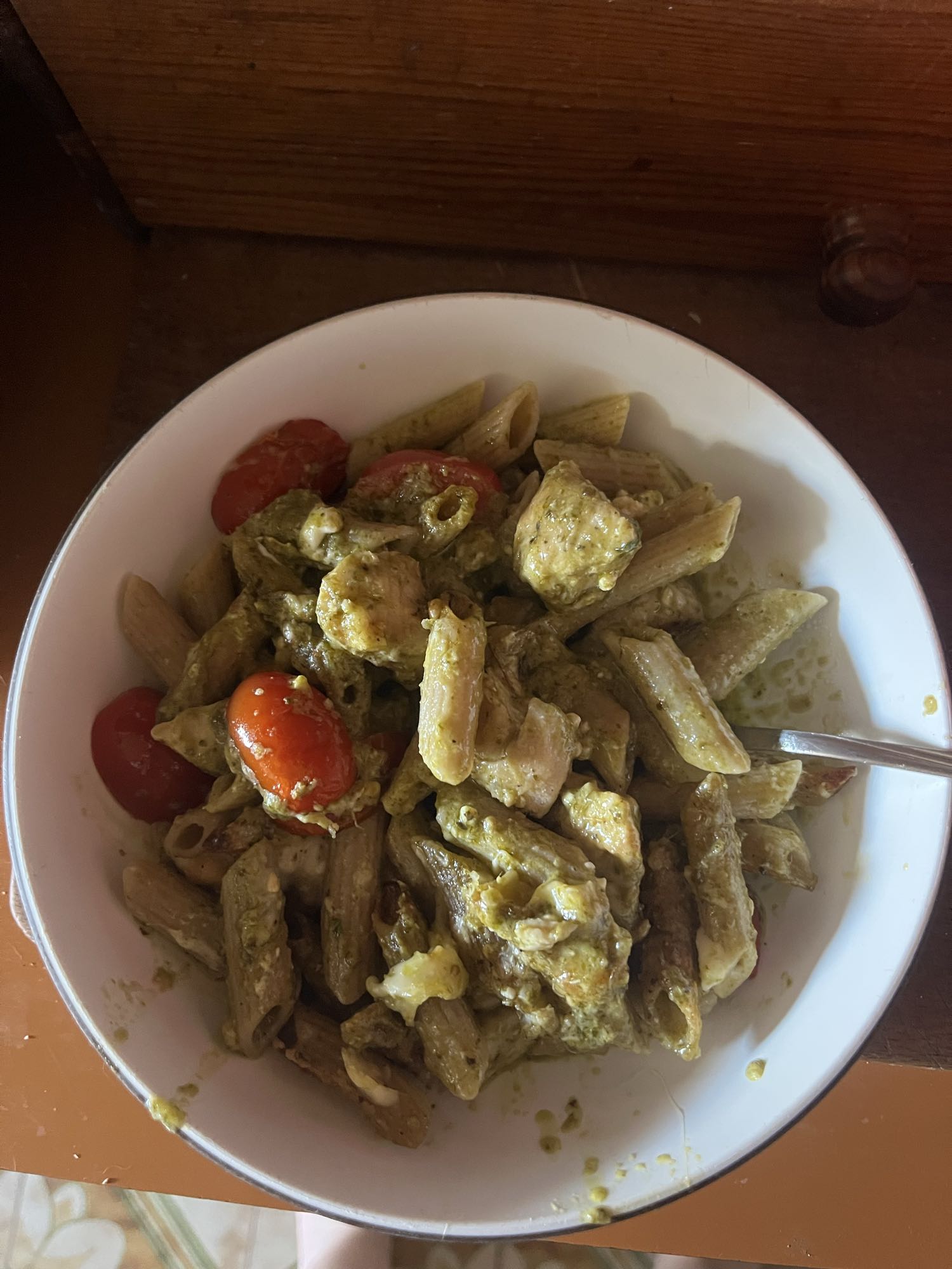 Pesto Chicken Pasta Bowl