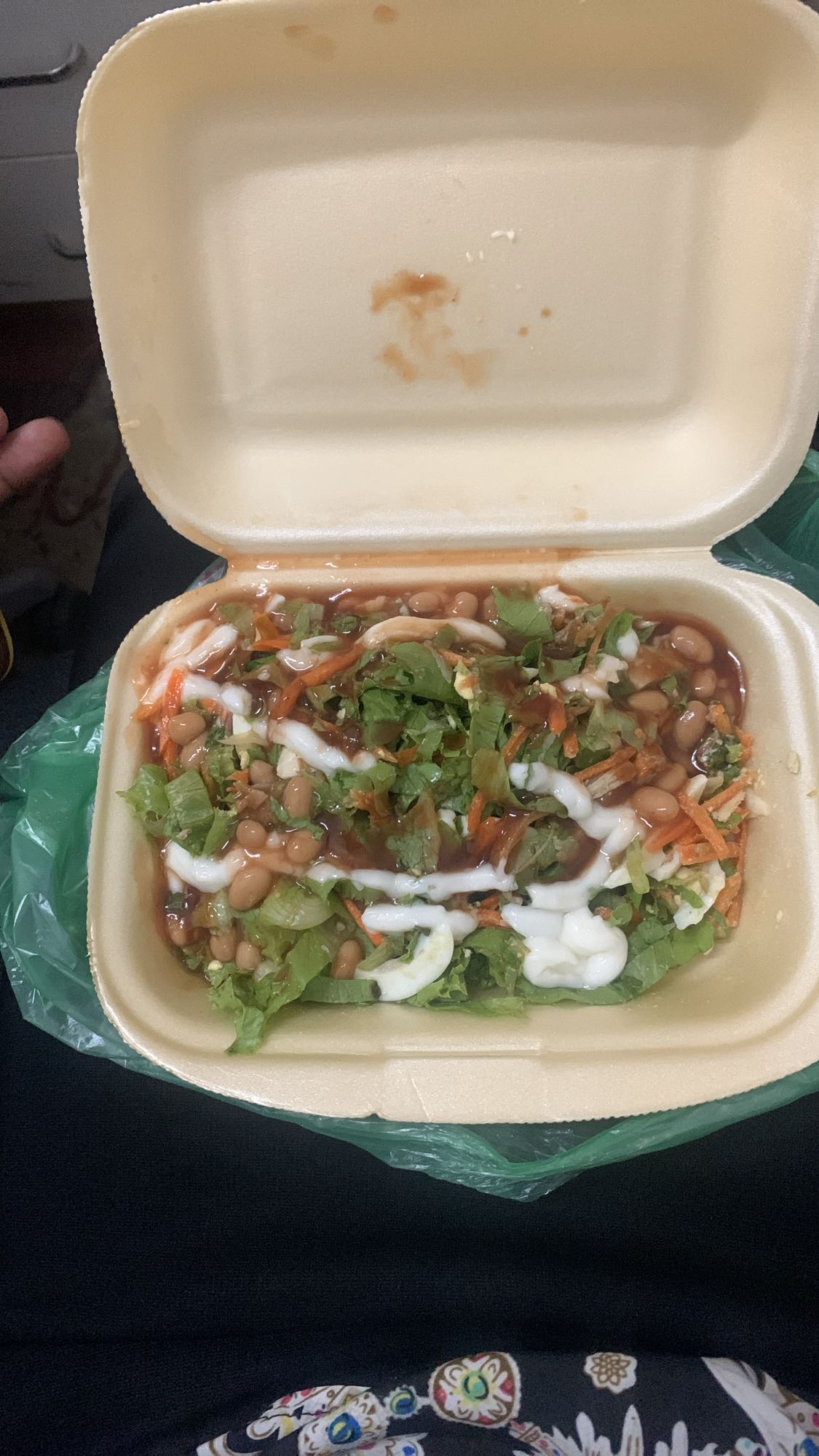 Bean Salad with Dressing