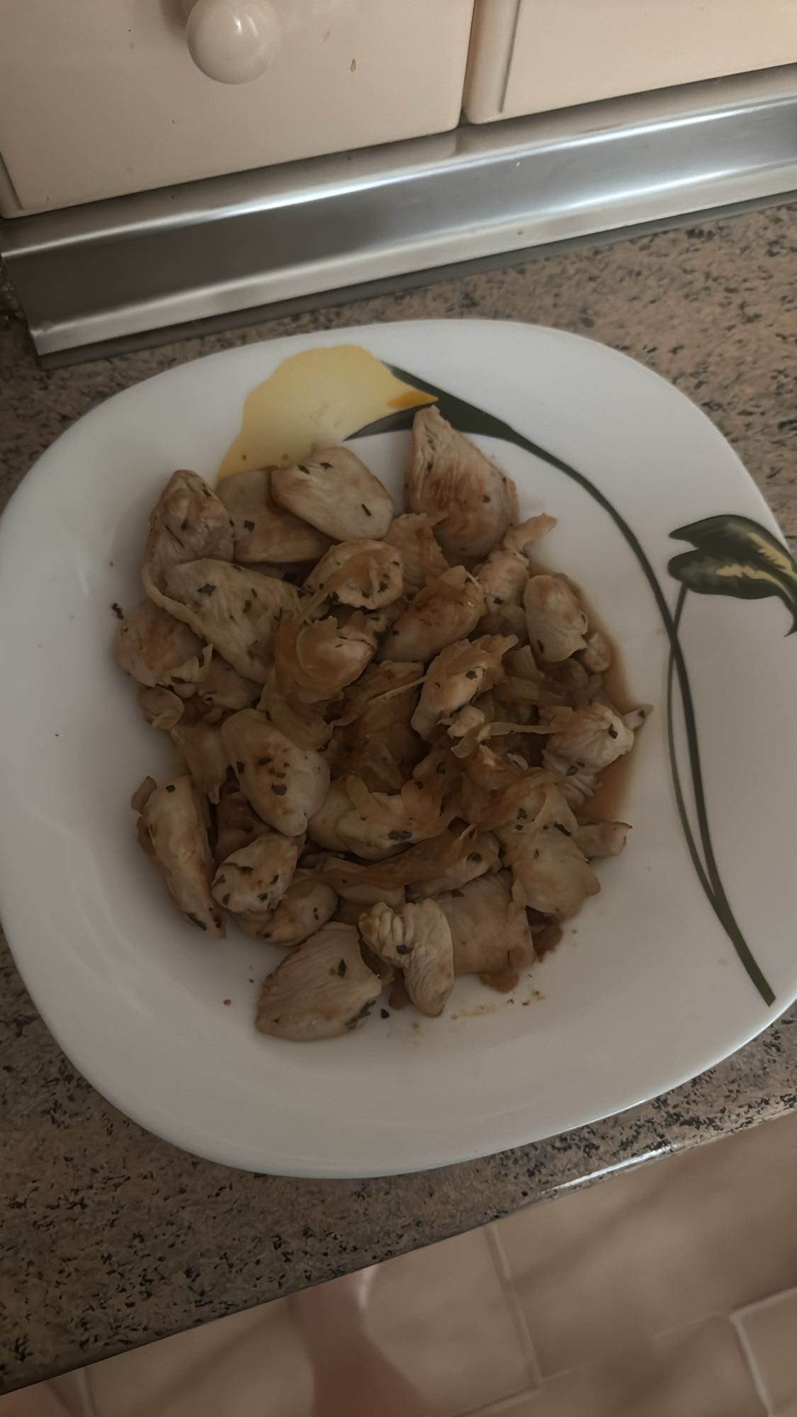 pollo con cebolla