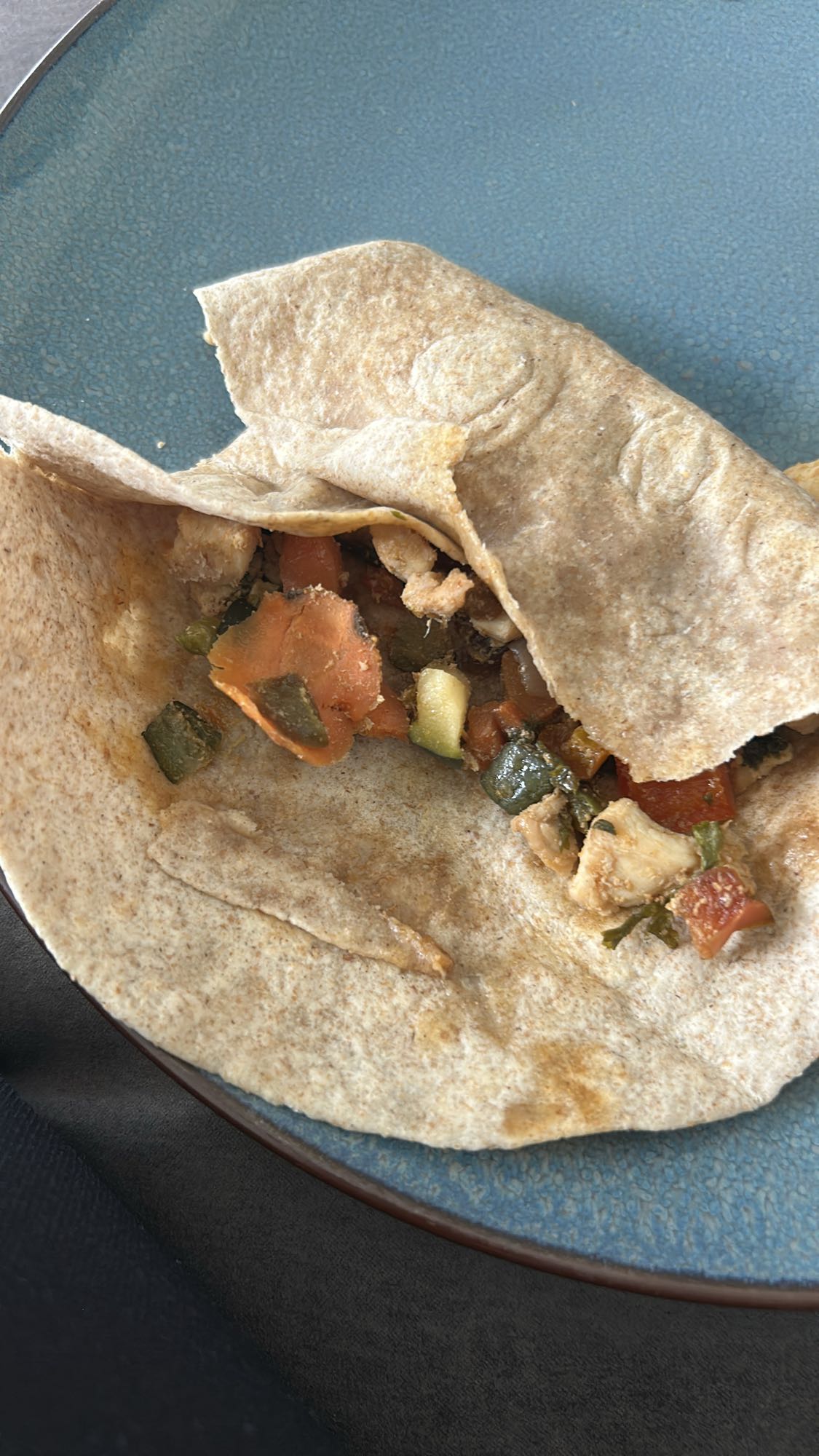 Volkoren groente wrap