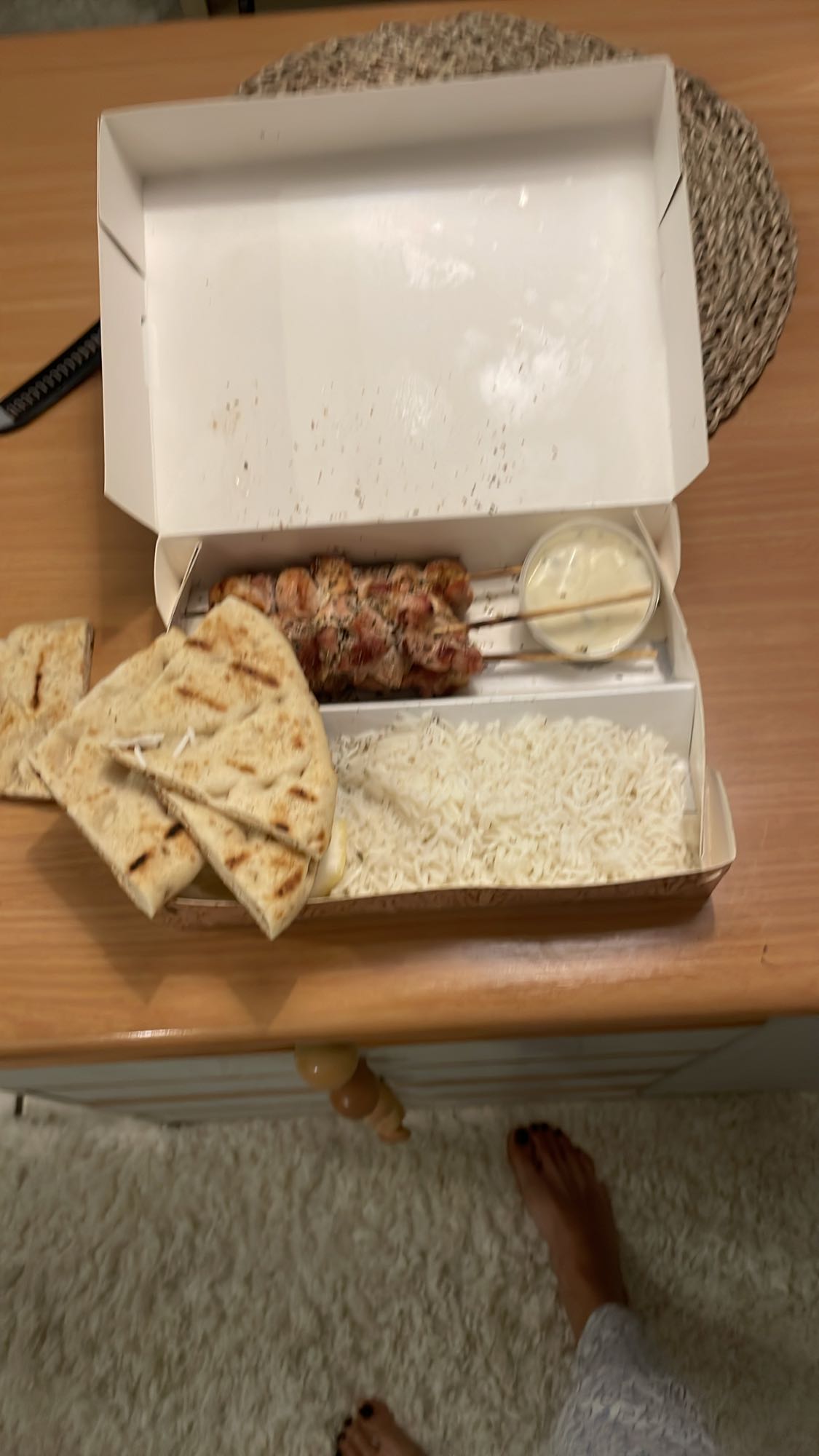 Chicken Souvlaki Plate