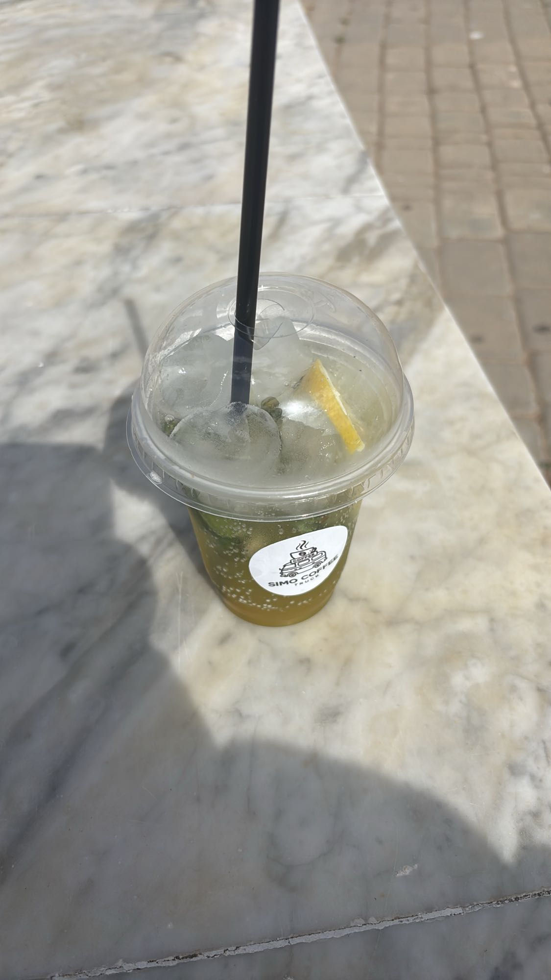 thé glacé citron menthe