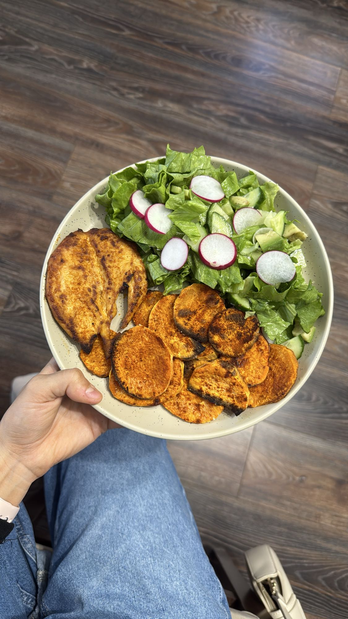 Grilled Chicken Sweet Potato Salad