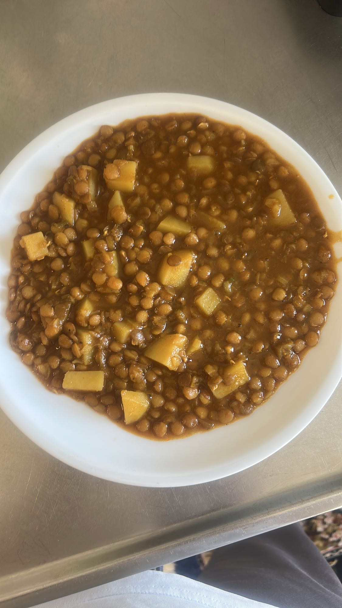 Linsgryta med potatis