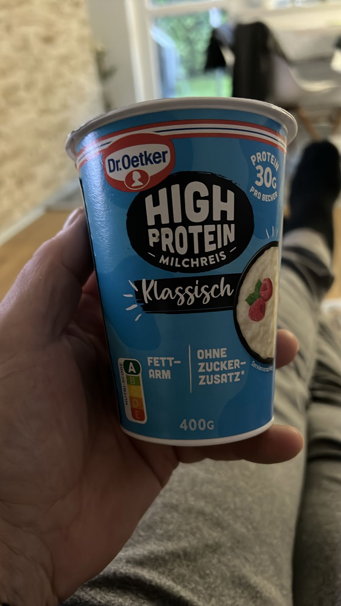 Mleczny ryż wysokobiałkowy