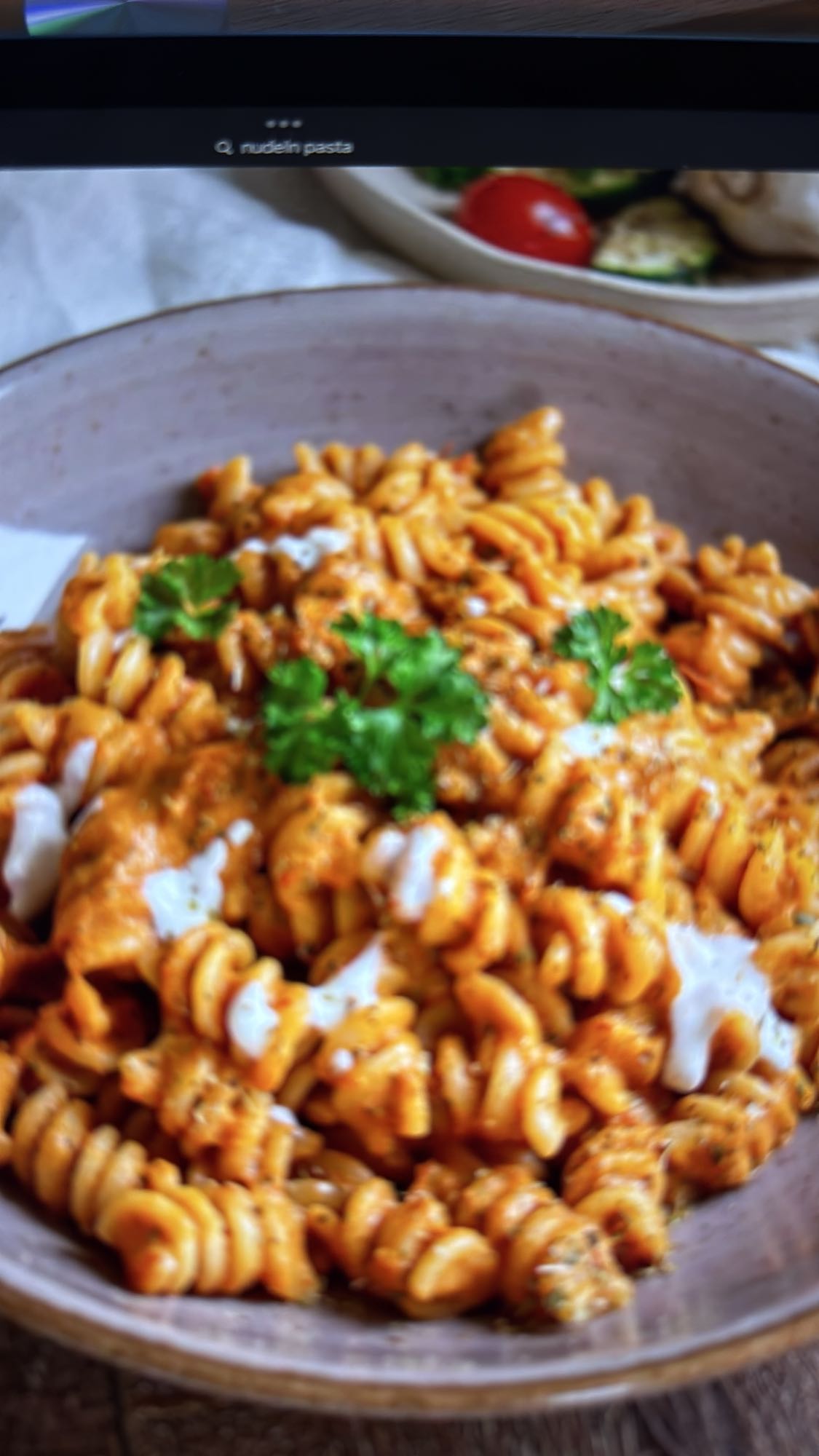 Nudeln mit Tomatensauce