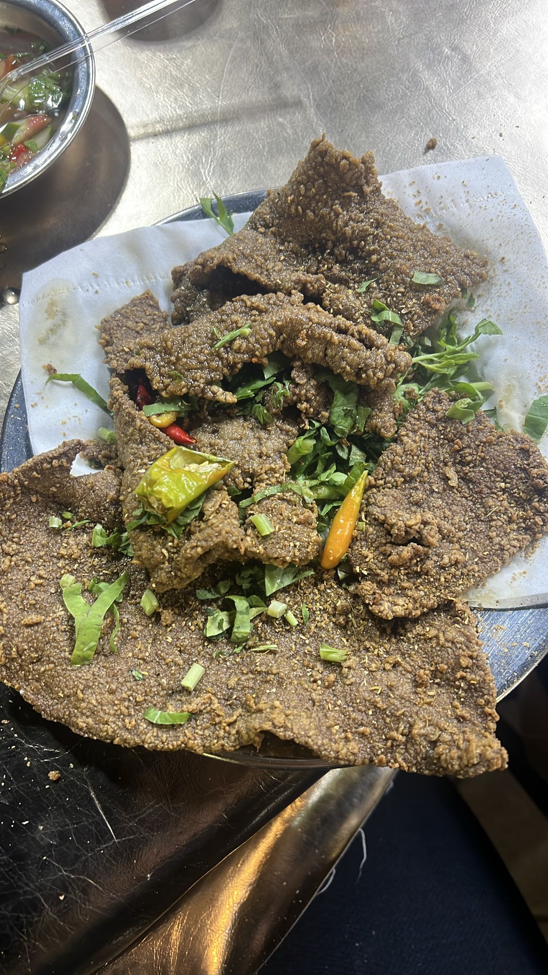 كبدة مقلية بالتوابل