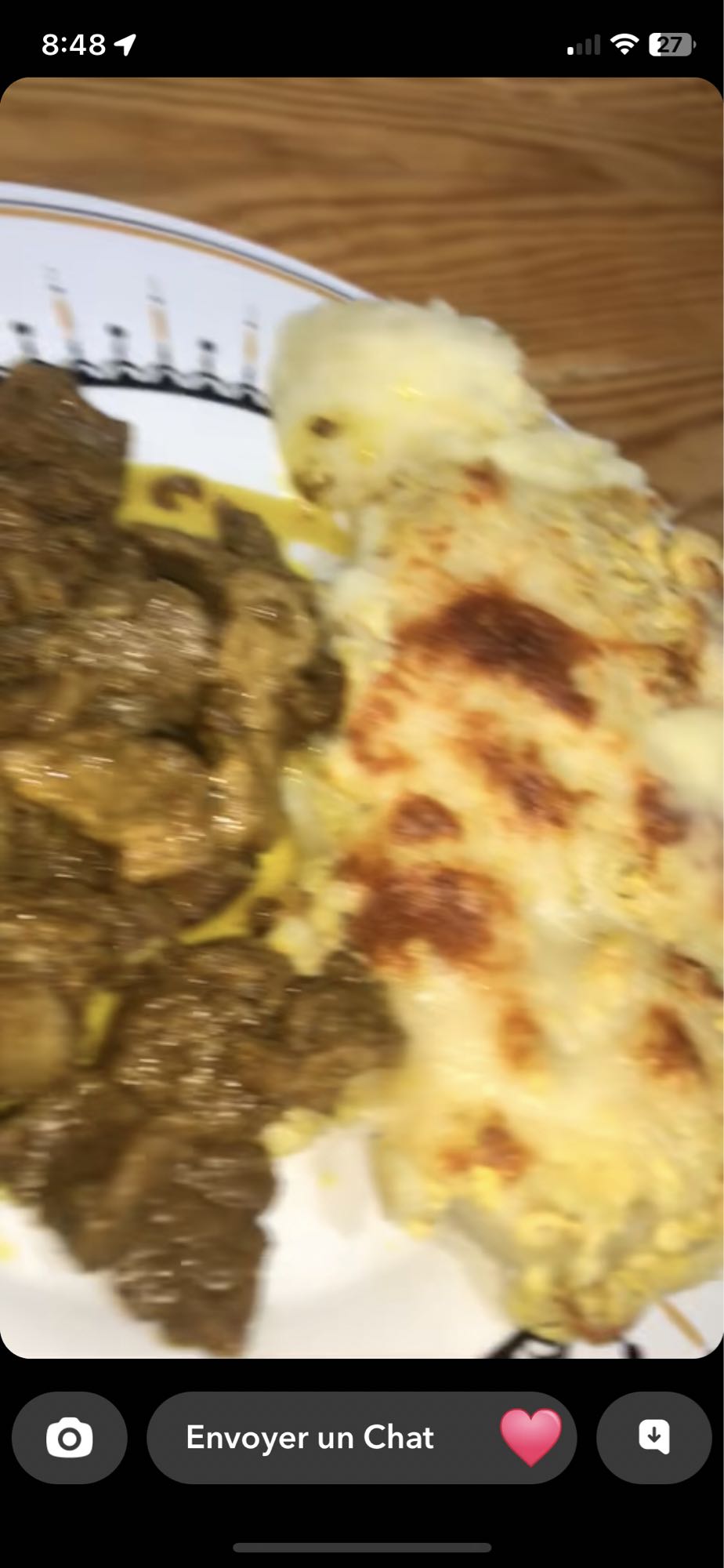 Gratin et ragoût de boeuf
