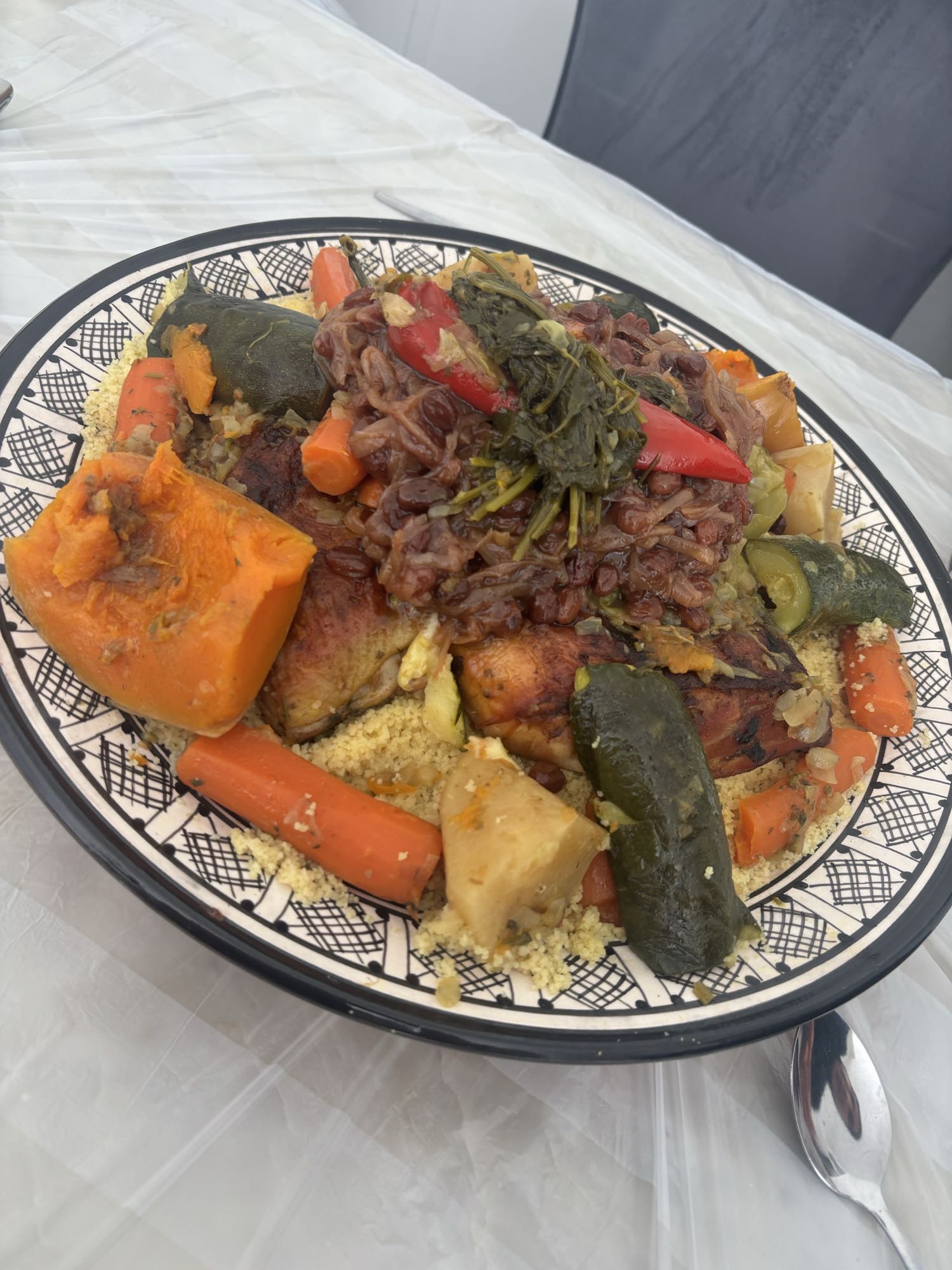 Marokkaanse couscous kip