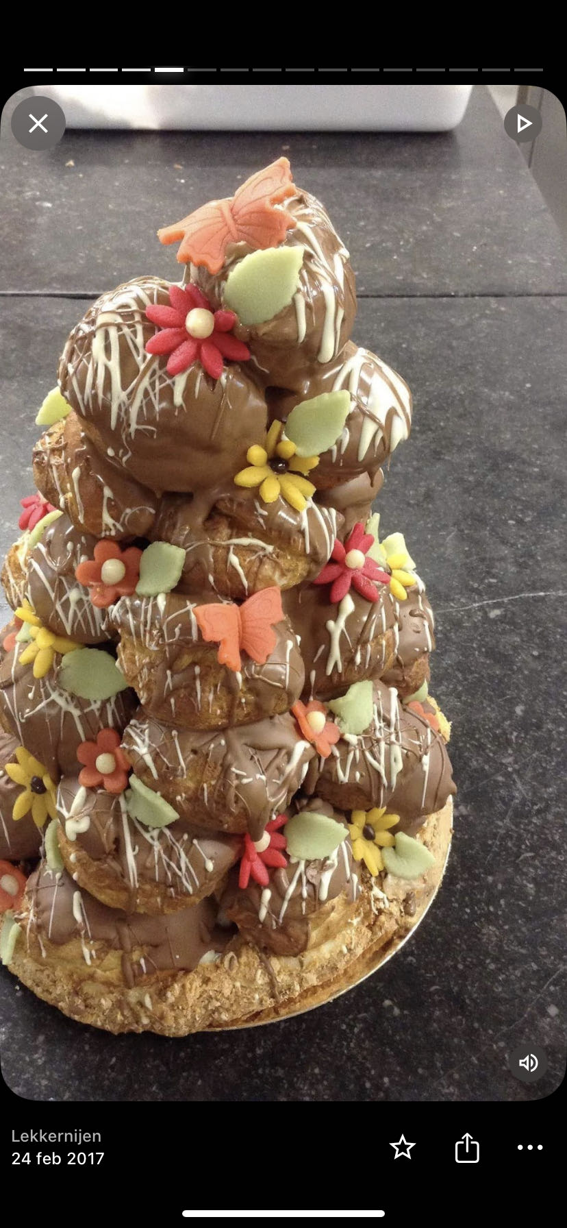 Chocolade soezentoren