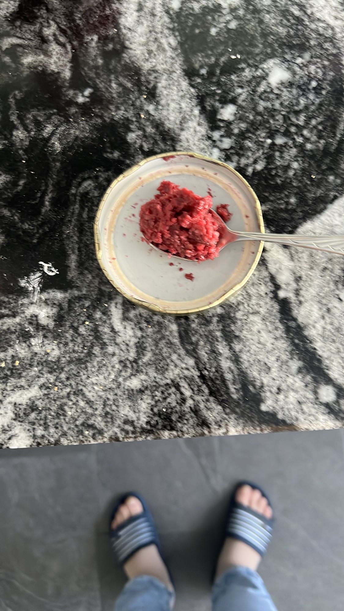 Fruchtpüree Dessert