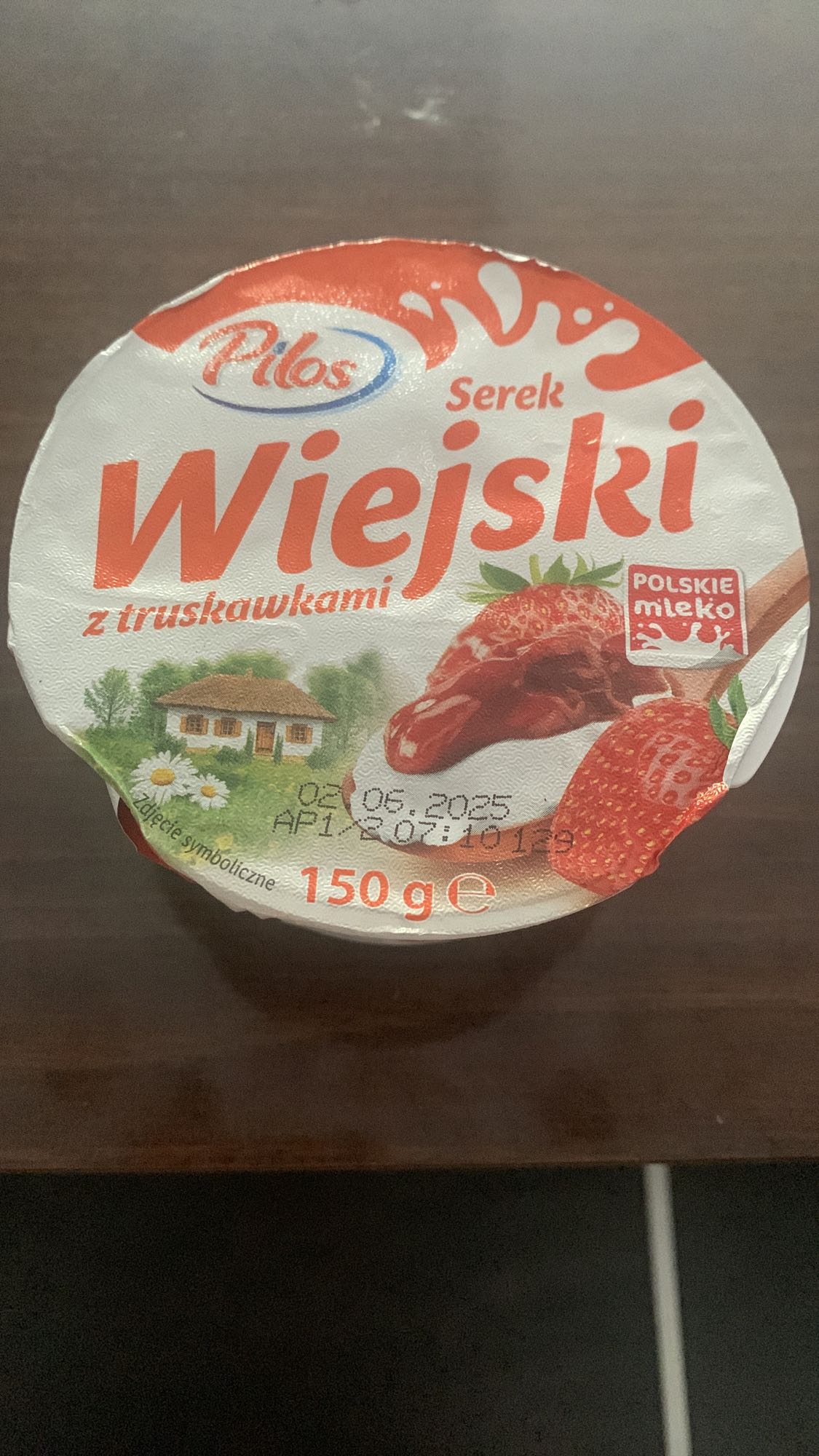 Serek wiejski truskawkowy