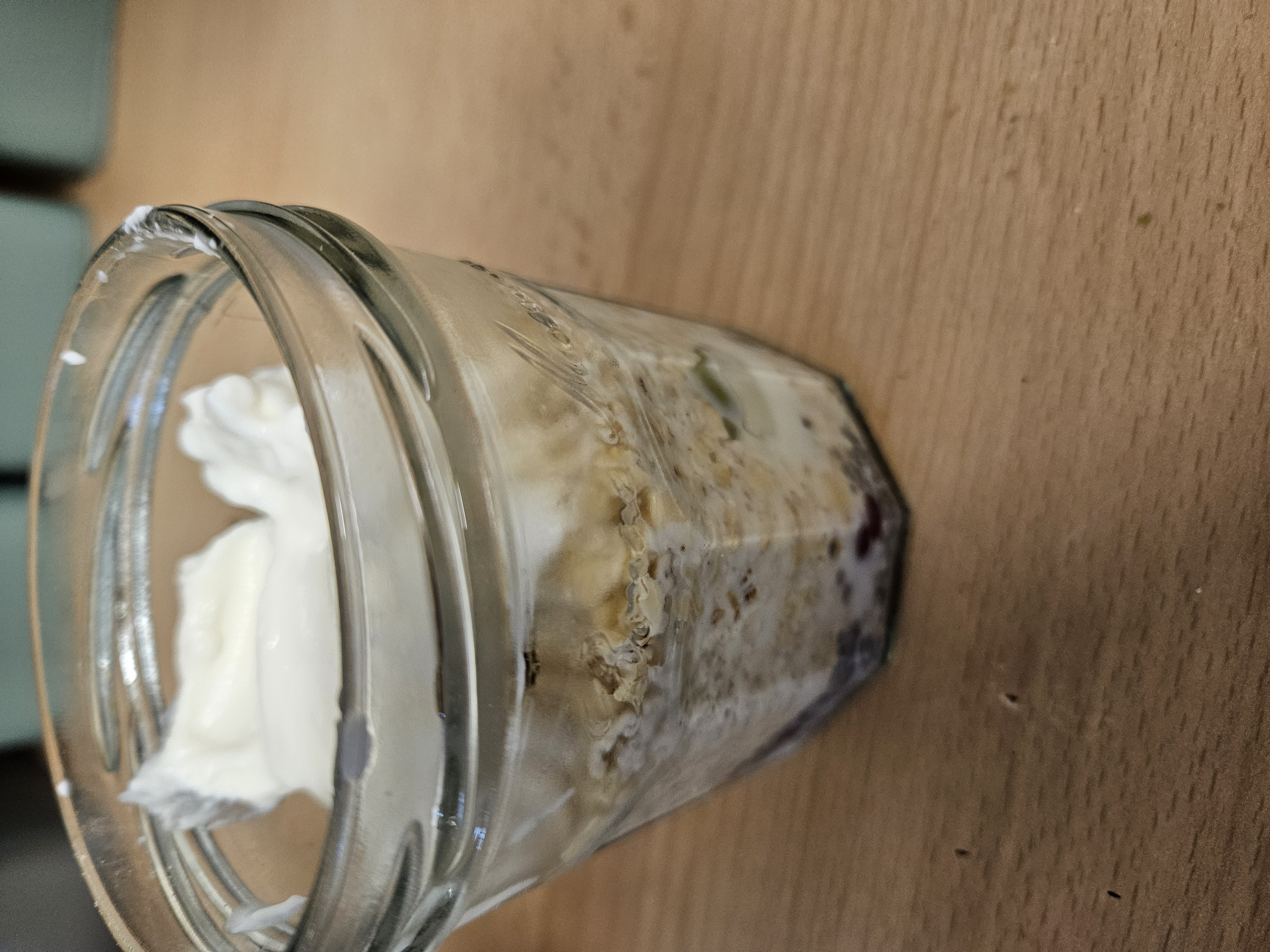 Yogurt Overnight Oats Jar